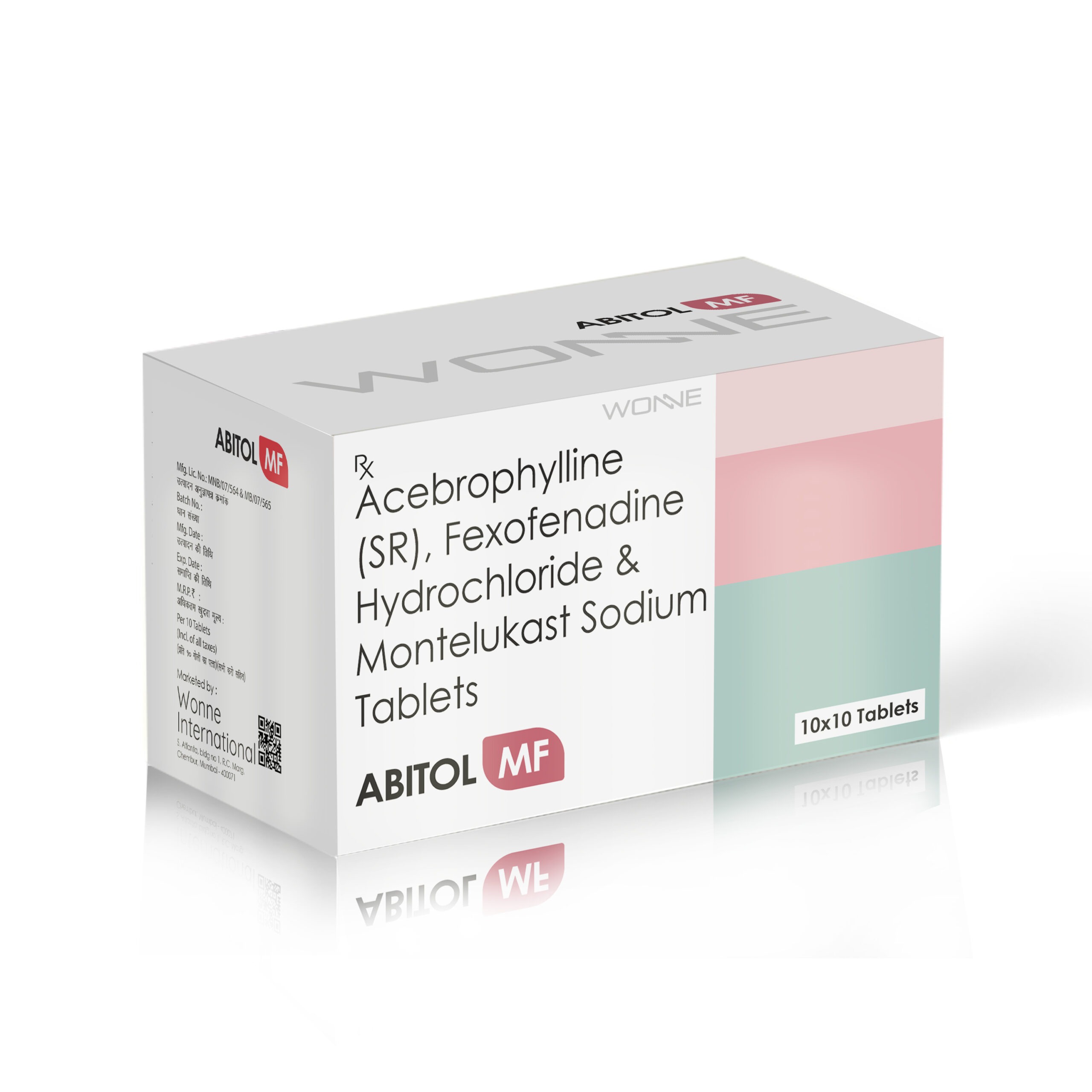 Acebrophylline SR Fexofenadine Hydrochloride & Montelukast Sodium Tablets