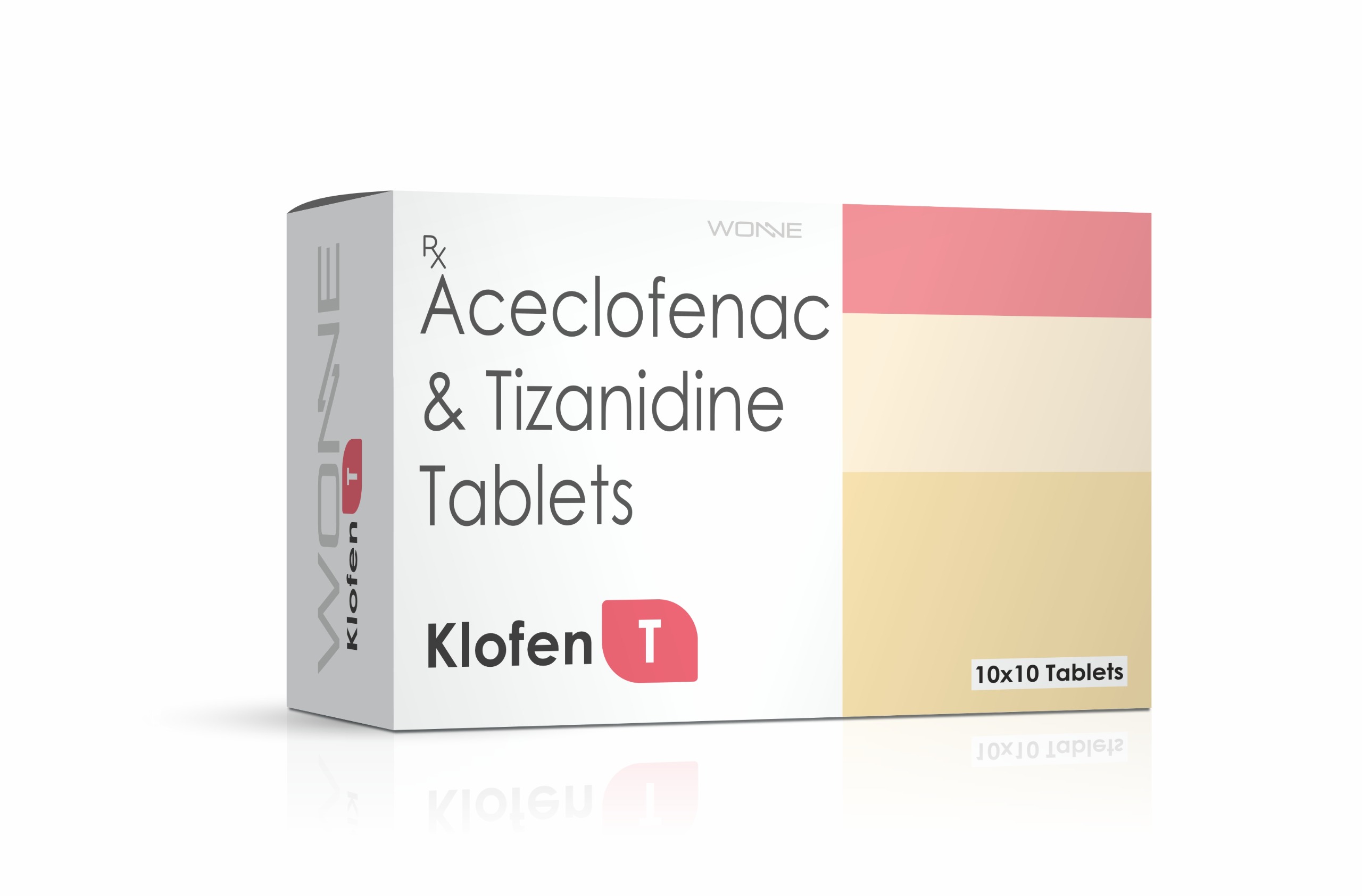 Aceclofenac & Tizanidine Hydrochloride Tablets – Klofen T Tablets