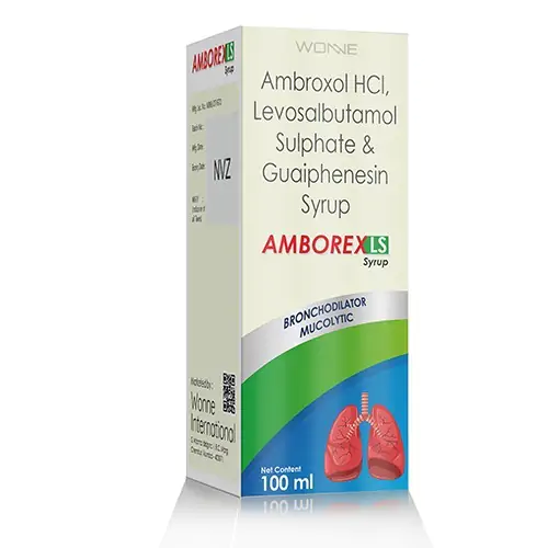 Ambroxol Hydrochloride 30 mg + Guaiphensin 50 mg + Levosalbutamol 1 mg SYRUP