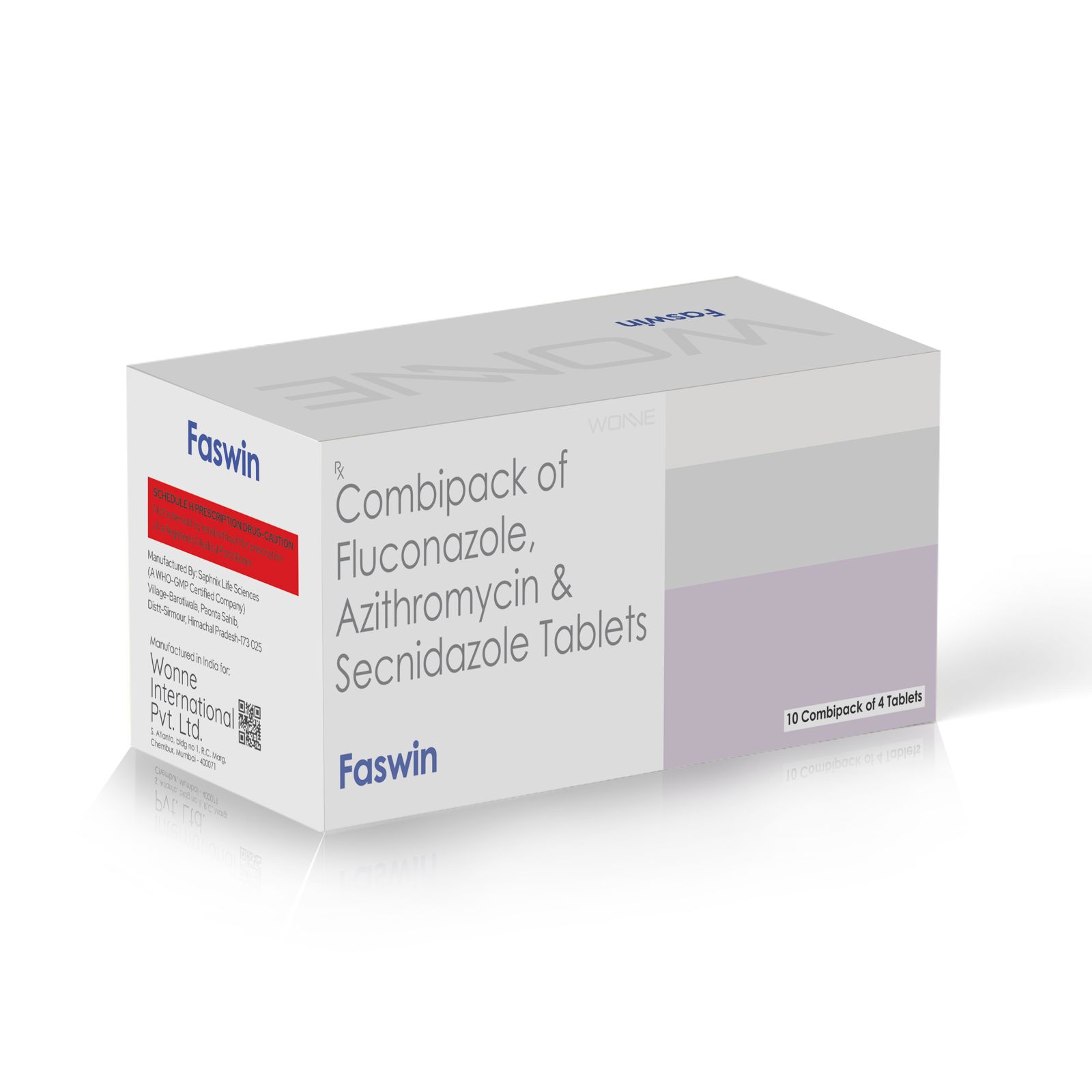 ComboKit of Fluconazole, Azithromycin & Secnidazole Tablets