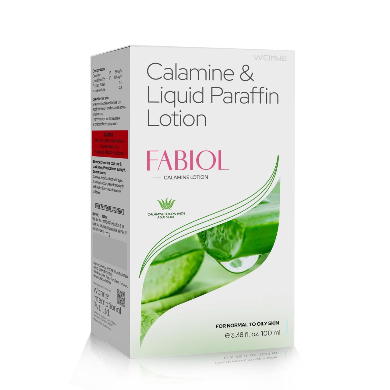 Calamine & Liquid Paraffin Lotion - Fabiol Lotion - Wonne International