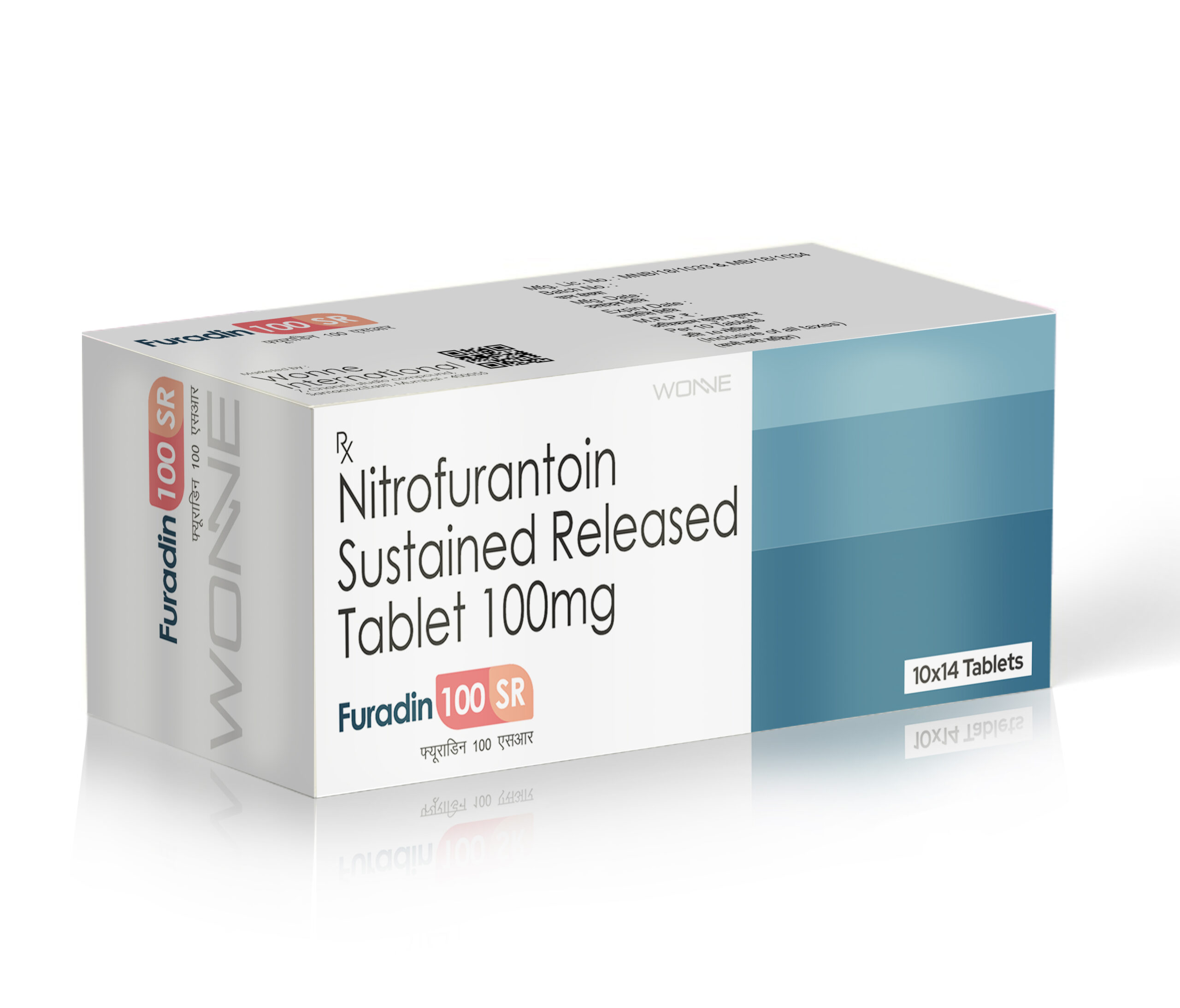 Nitrofurantoin Sustained Release Tablets 100MG - Furadin 100 SR Tablets - Wonne International