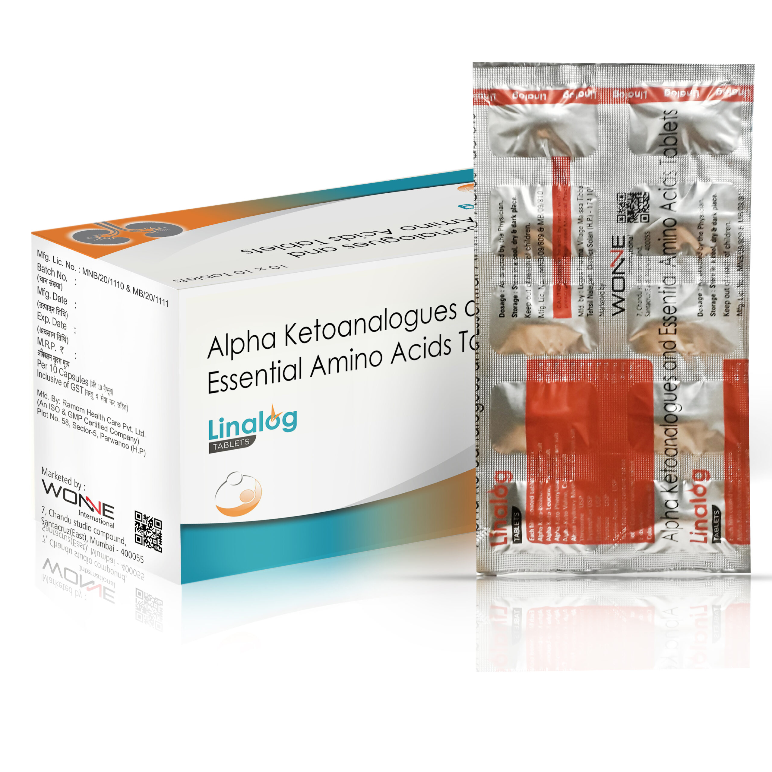 Linalog Tablets Product Packaging-Wonne International
