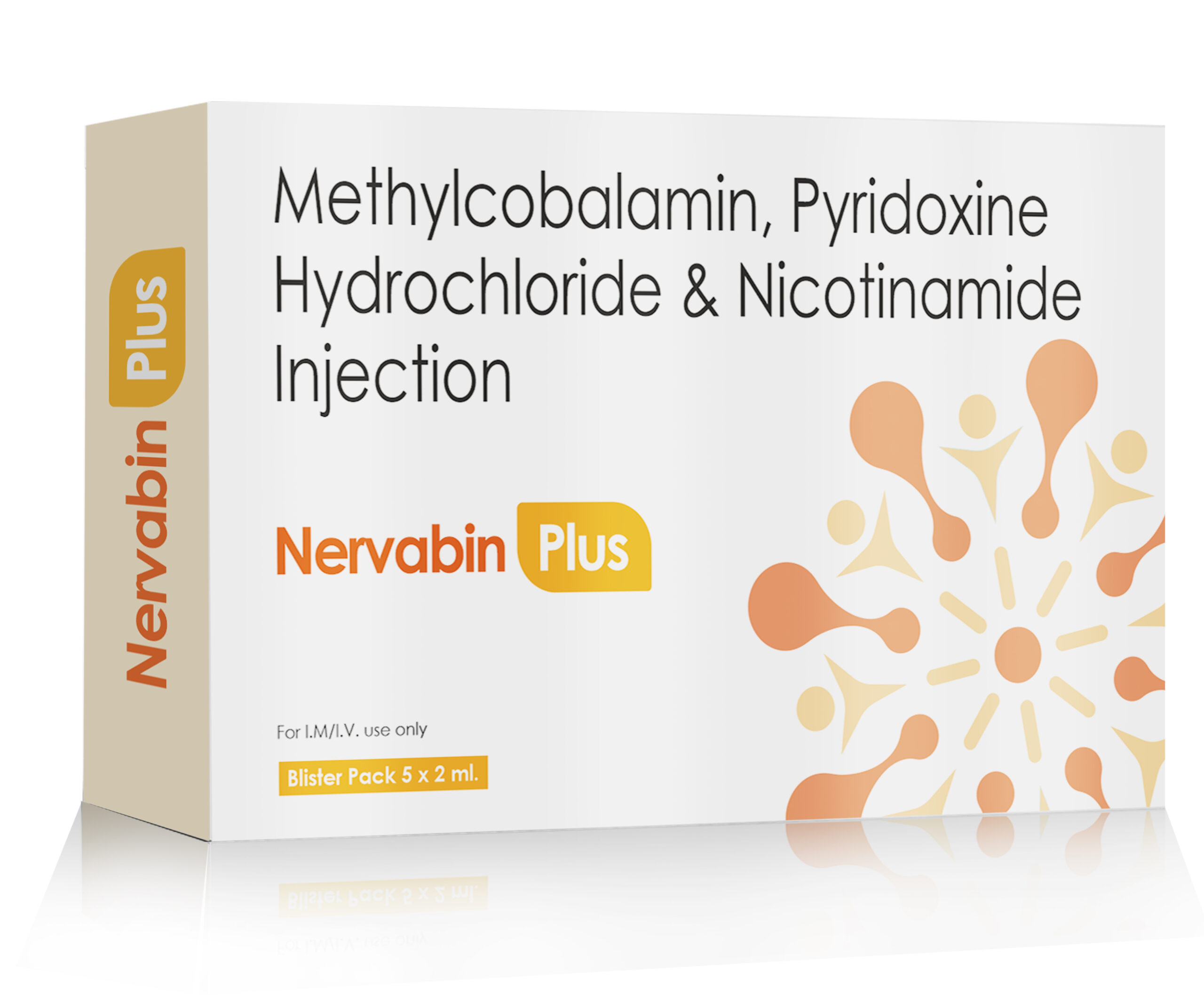 Methylcobalamin, Pyridoxine Hydrochloride & Nicotinamide Injection – Nervabin Plus Injection - Wonne International