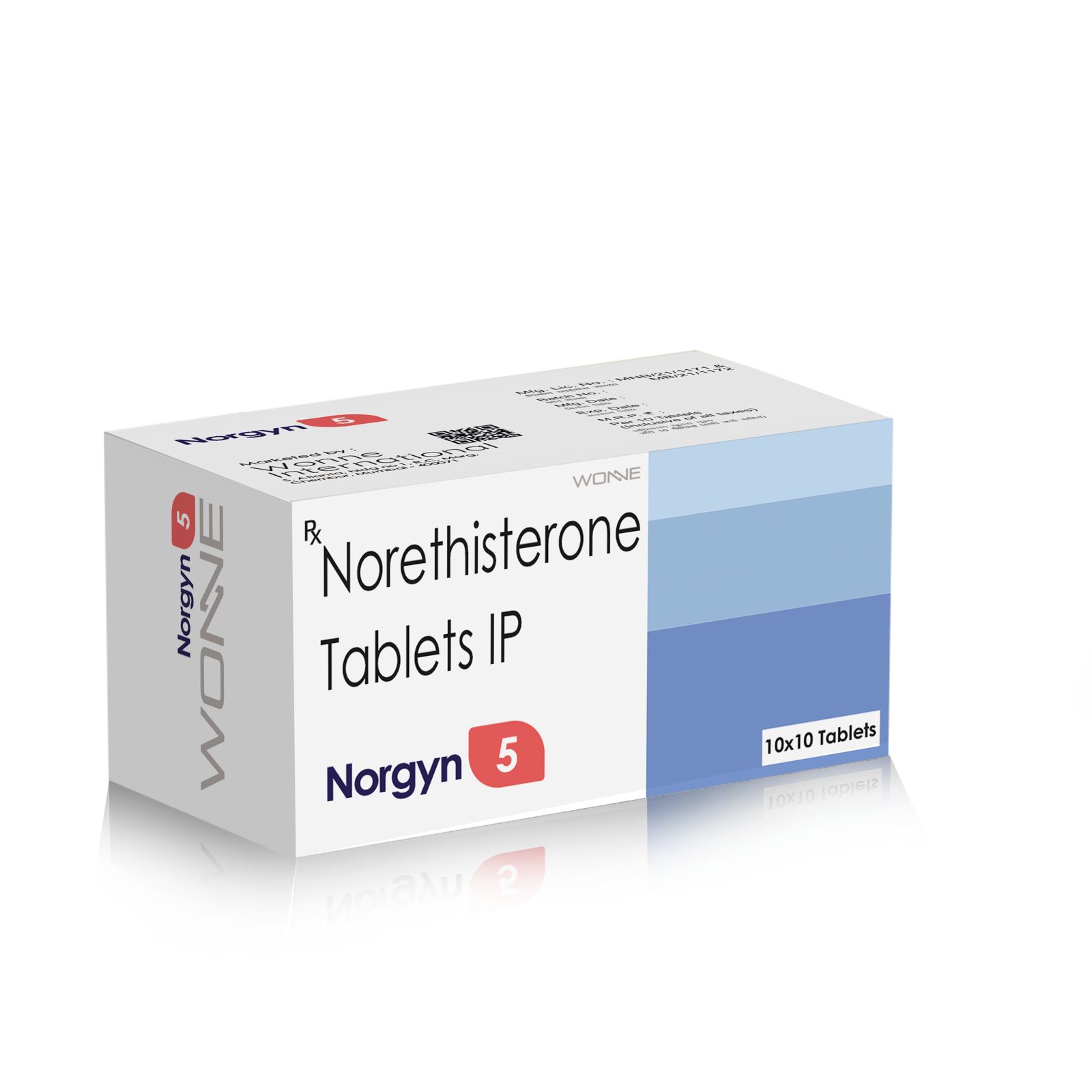 Norethisterone Tablets 5 MG - Norgyn 5 Tablets - Wonne International