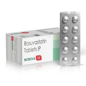 Rosuvastatin Tablets IP 10MG - Noruva 10 Tablets
