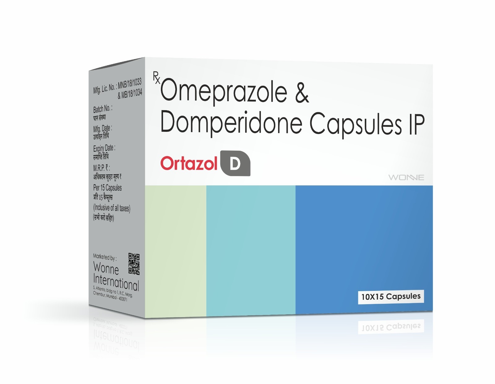 Omeprazole 20 mg And Domperidone 10 mg Capsules