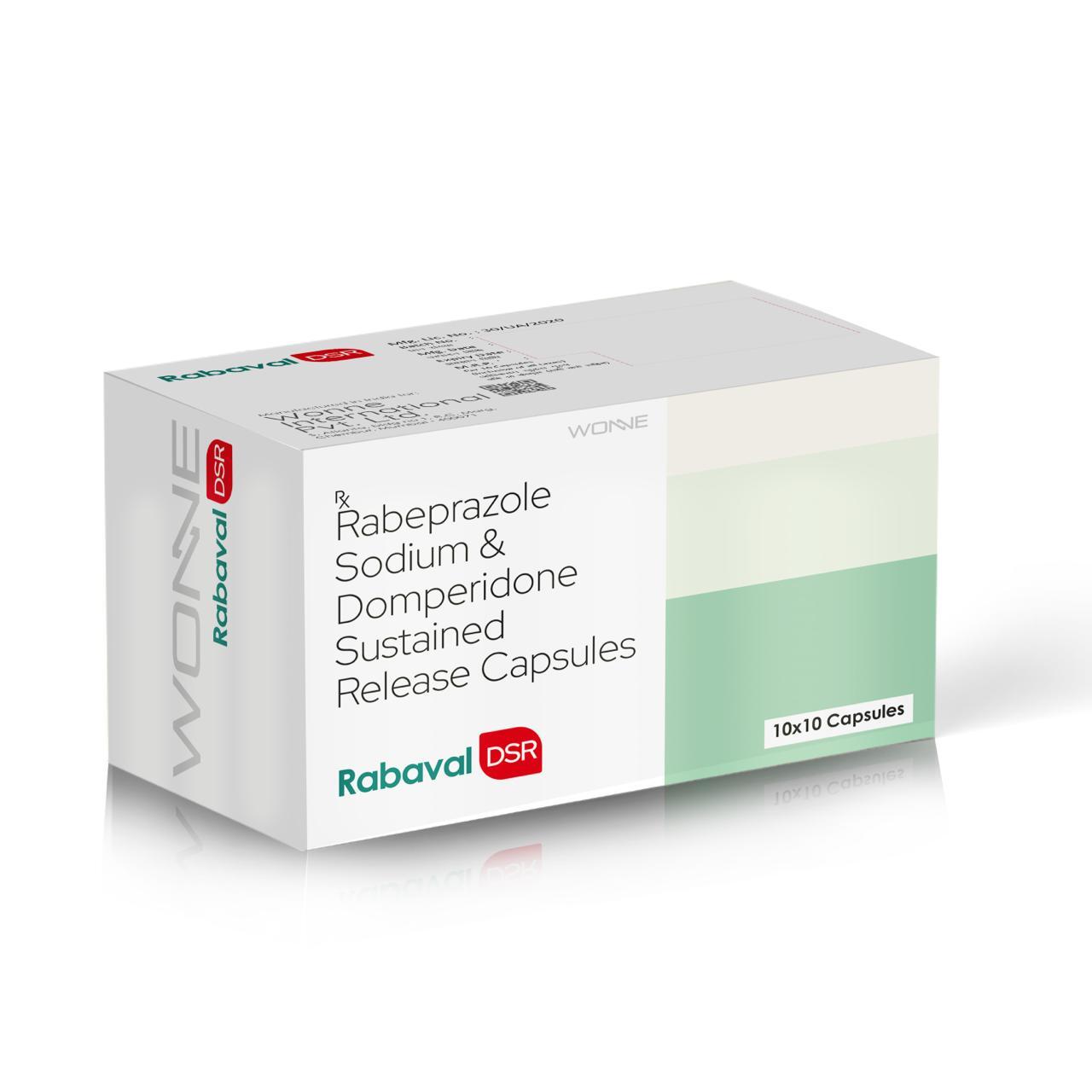 Rabeprazole Sodium & Domperidone (SR) Capsules - Rabaval DSR Capsules - Wonne International