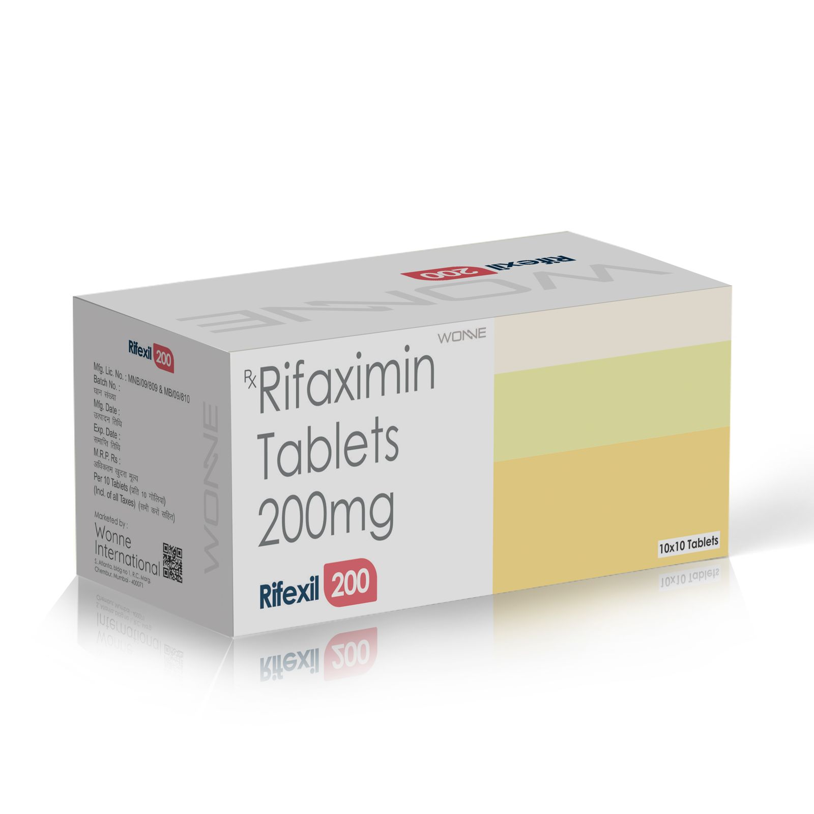 Rifaximin Tablets 200 Mg - Rifexil 200 Tablets - Wonne International