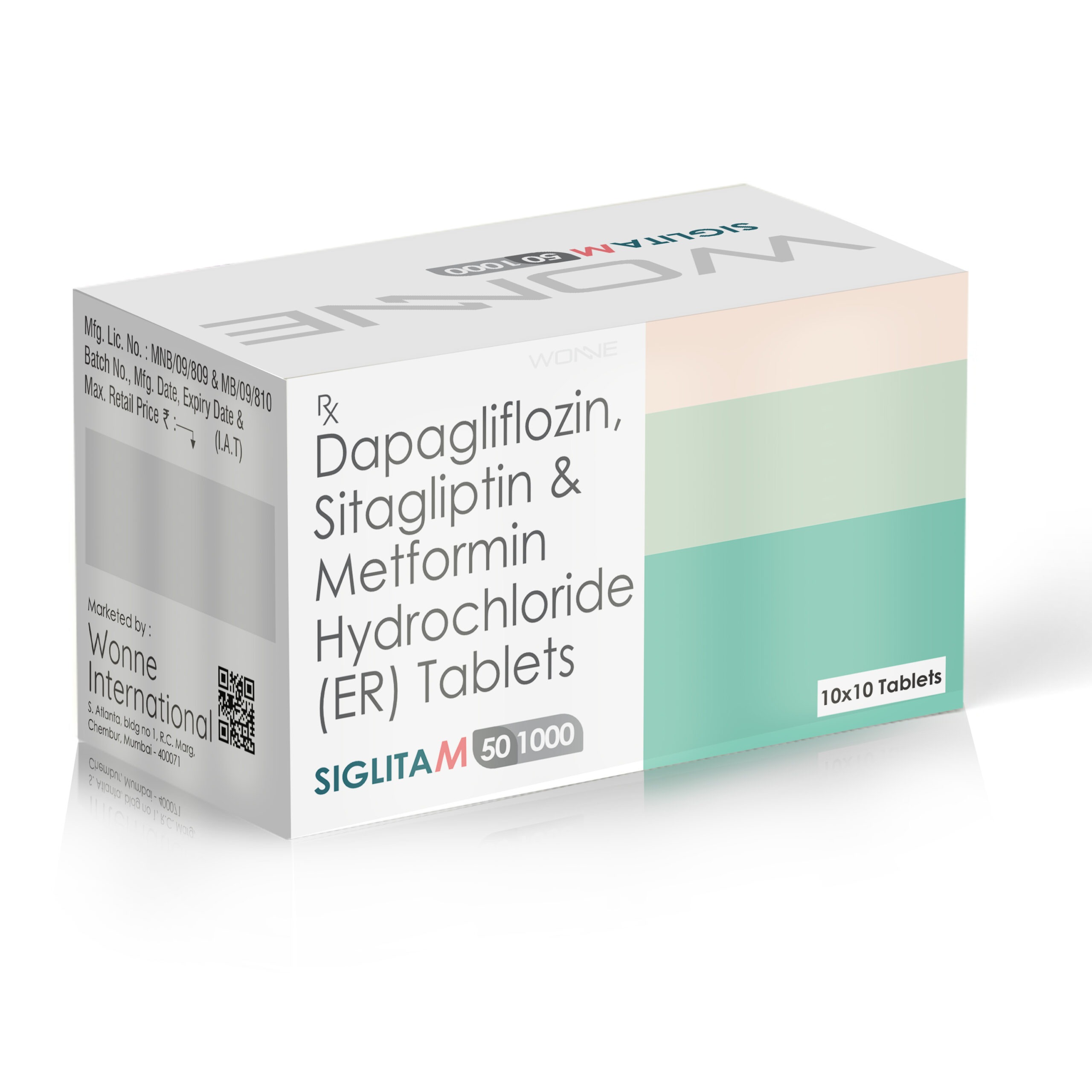 Sitagliptin Phosphate & Metformin Hydrochloride Tablets