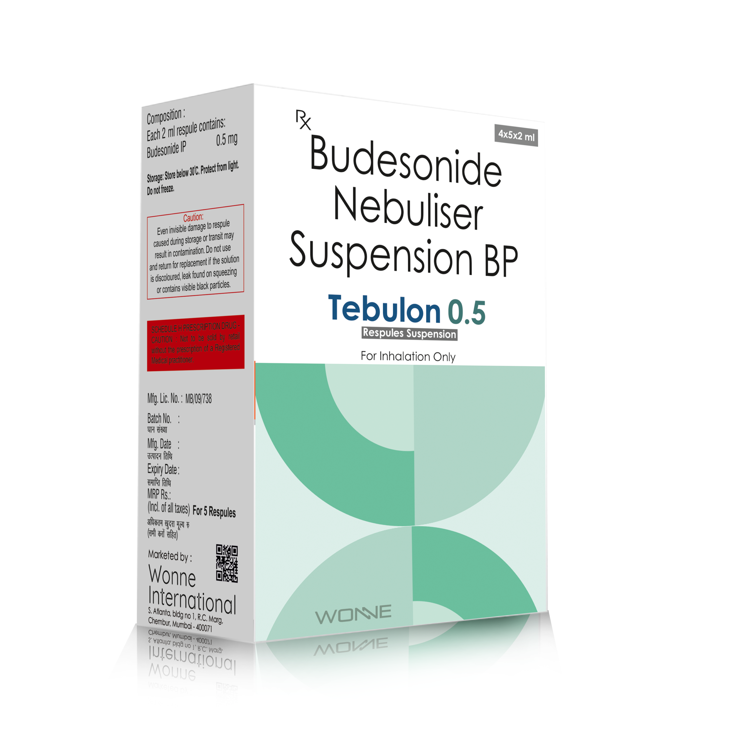 Budesonide Nuclear Suspension BP – Tebulon 0.5 Suspension - Wonne International