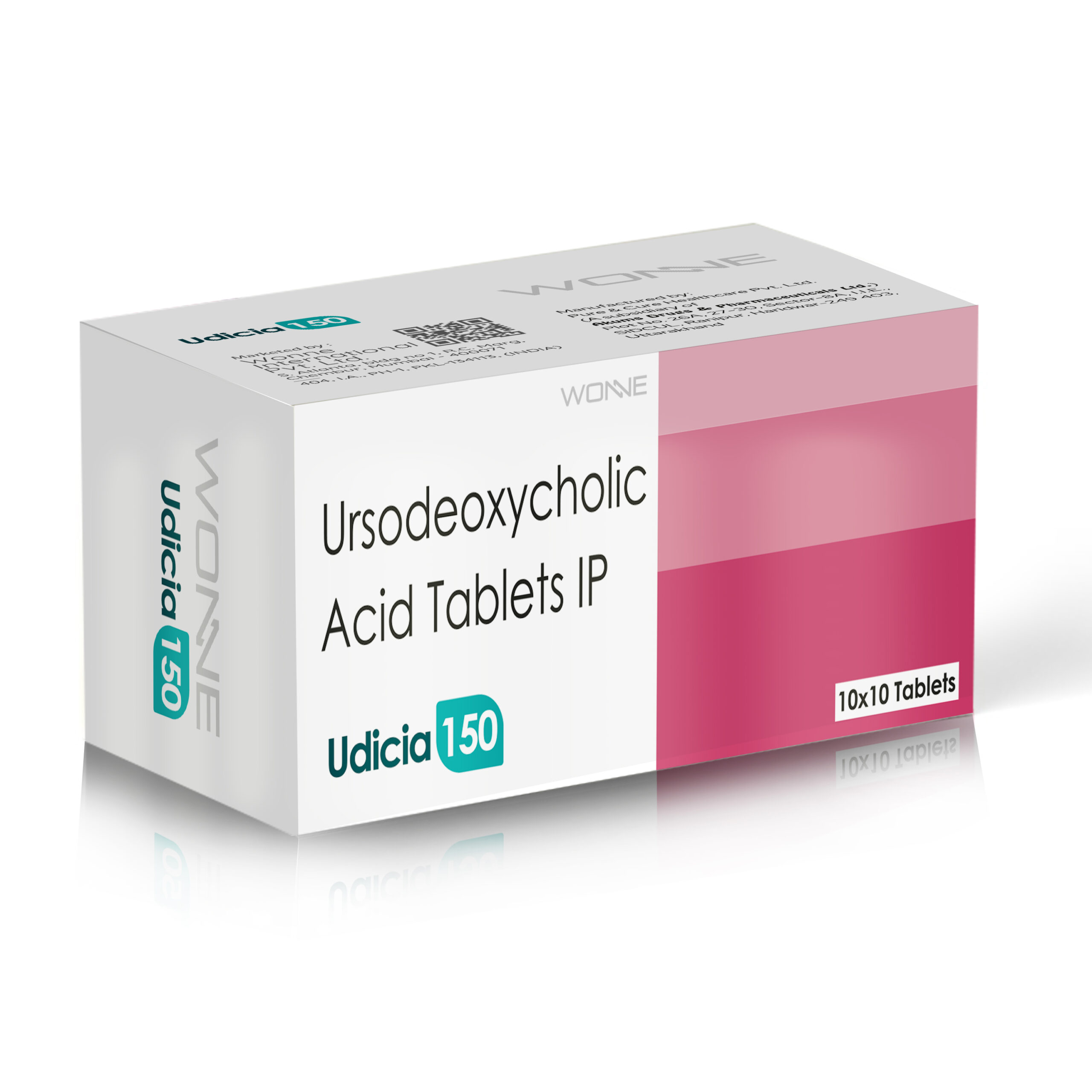 Ursodeoxycholic Acid Tablets IP 150MG - Udicia 150 Tablets - Wonne International
