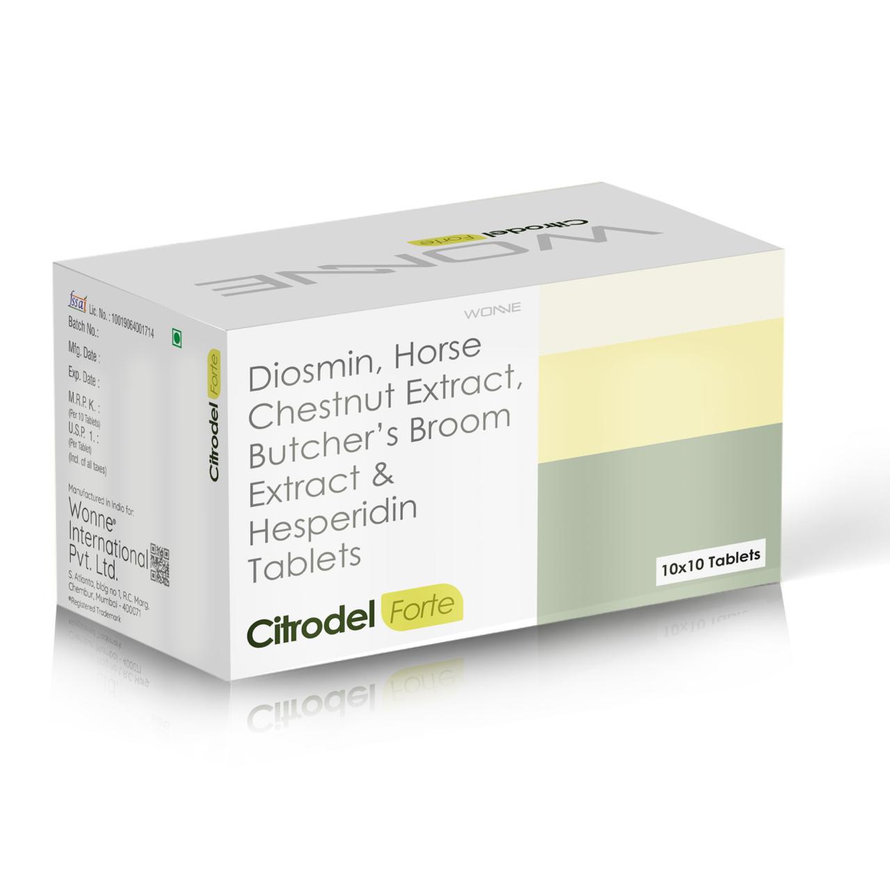 Diosmin Horse Chestnut Hesperidin Tablet – Citrodel Forte
