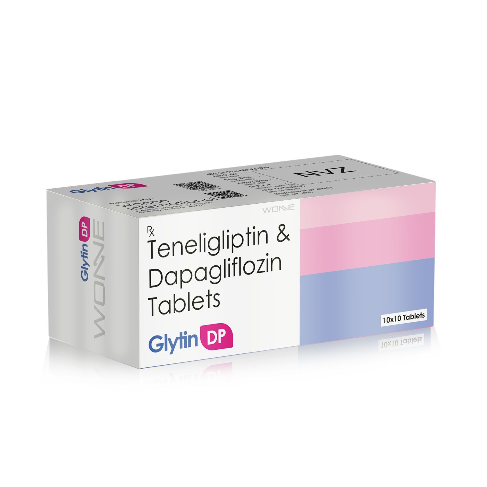 Dapagliflozin & Teneligliptin Tablets – Glytin DP Tablets - Wonne International
