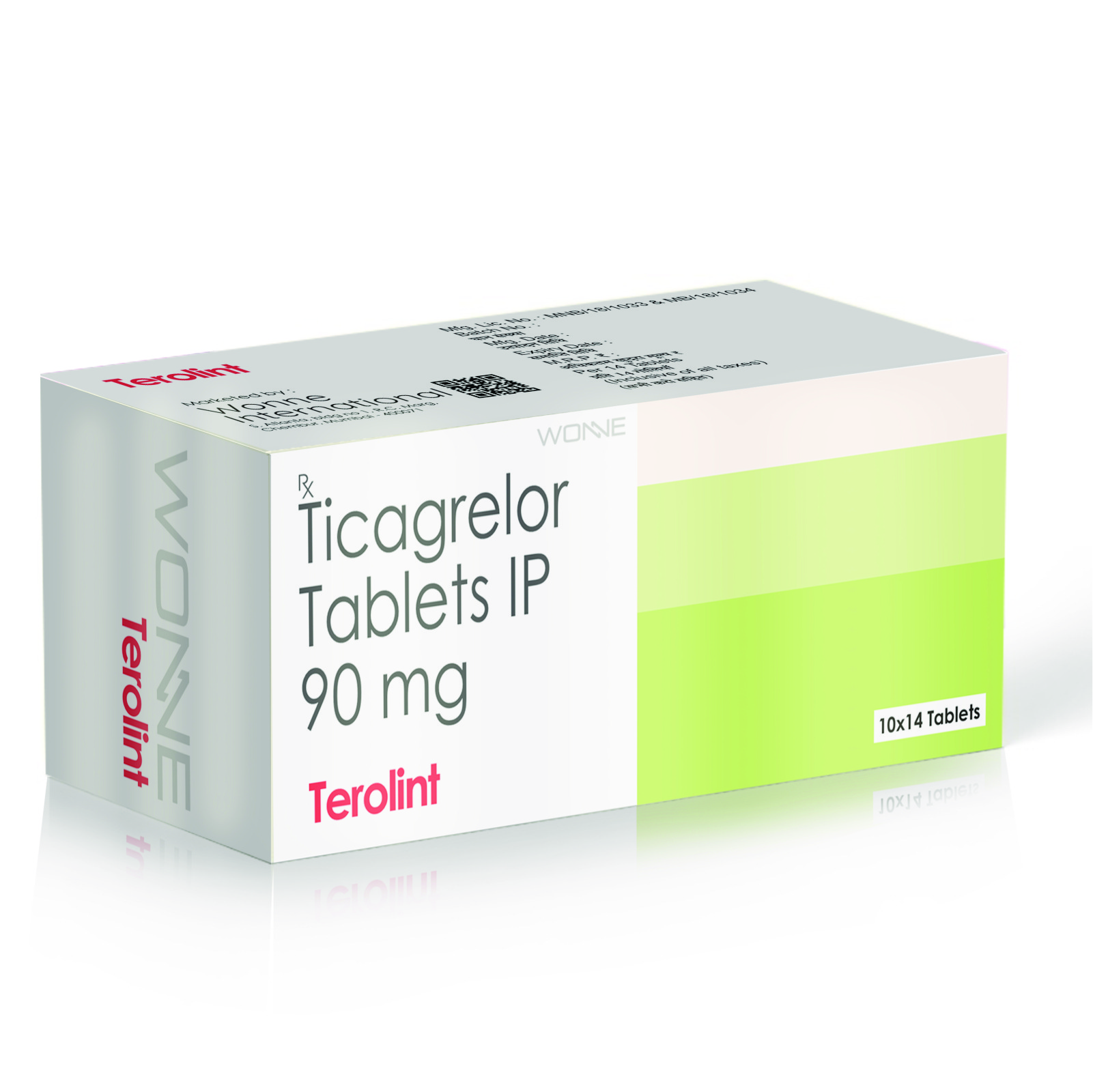 Ticagrelor Tablets IP 90 mg