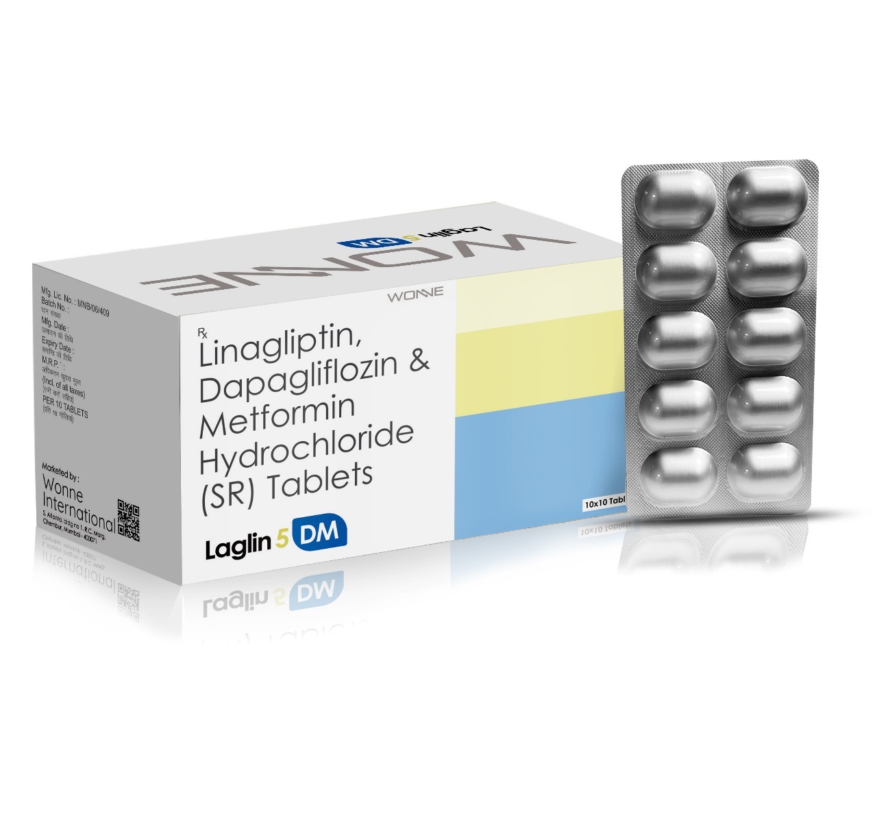 Linagliptin Dapagliflozin & Metformin Hydrochloride (SR) Tablets
