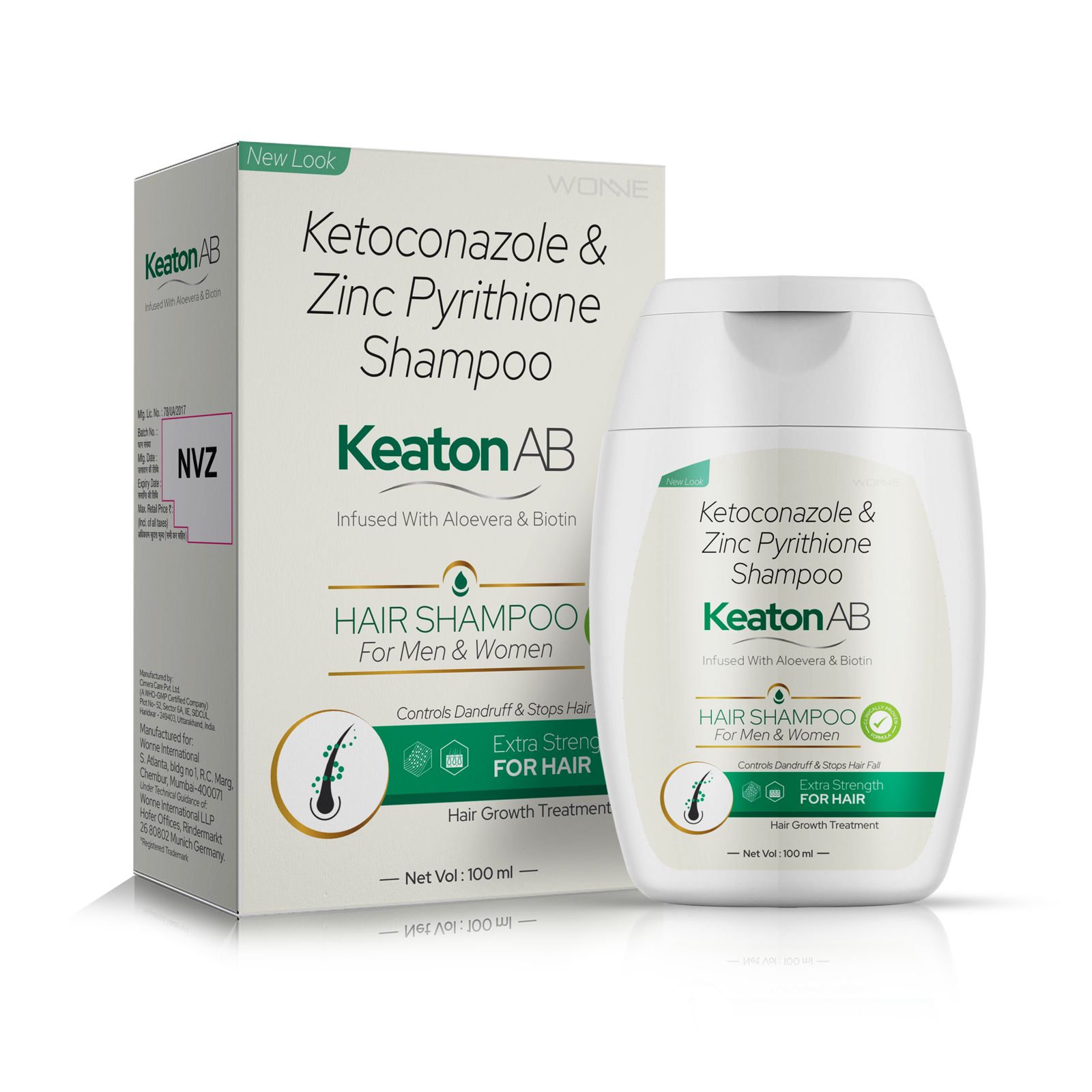 Ketoconazole Zinc Pyrithione Shampoo