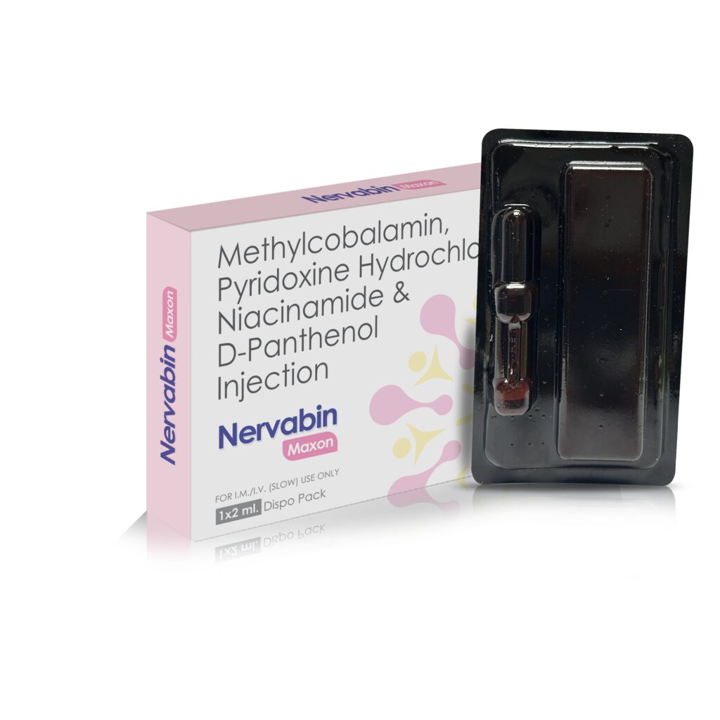 Maxon Plus Injection Methylcobalamin Pyridoxine Hydrochloride Niacinamide & D- Panthenol ...