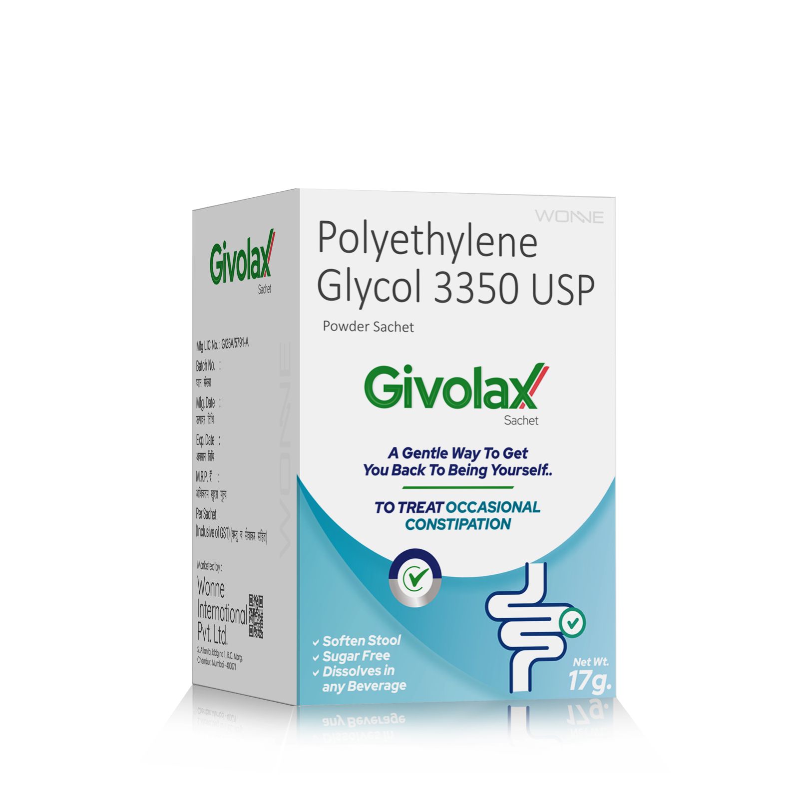 Polyethylene Glycol 3350 USP 17 g Sachet