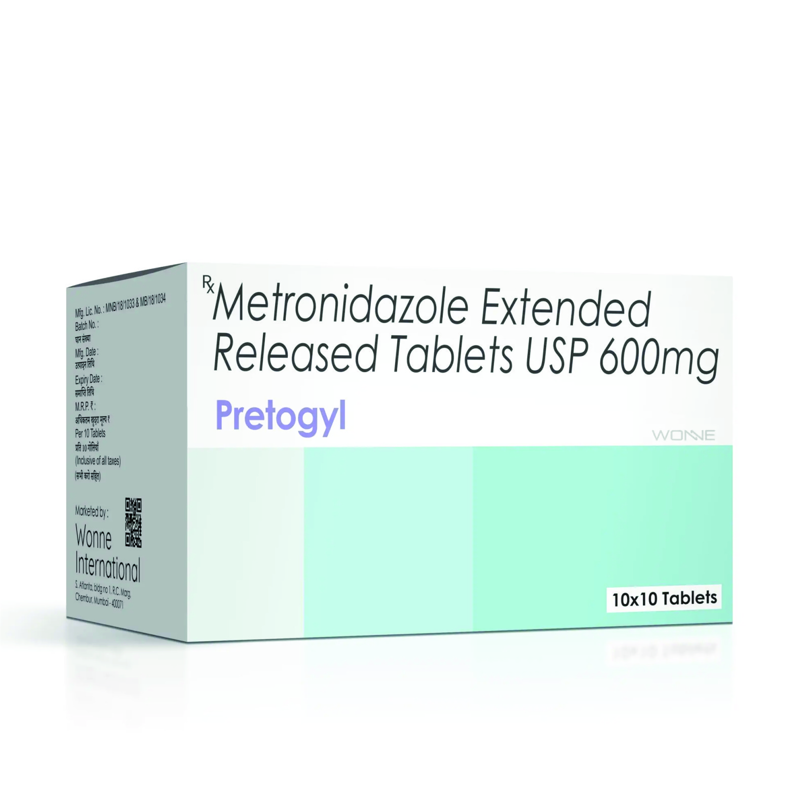 Metronidazole Extended Release Tablets USP 600mg