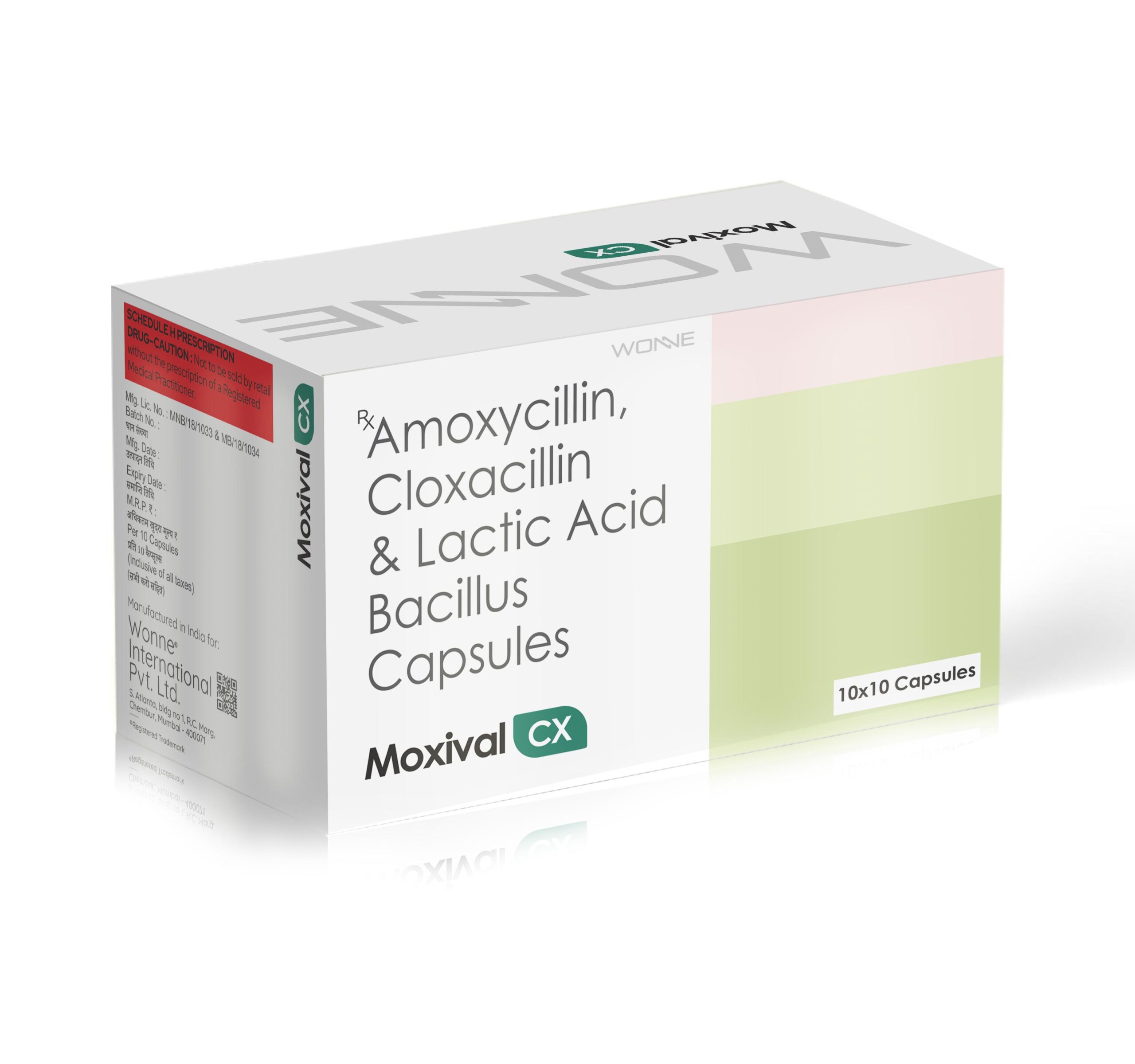 Amoxicillin Cloxacillin & Lactic Acid Bacillus Capsules