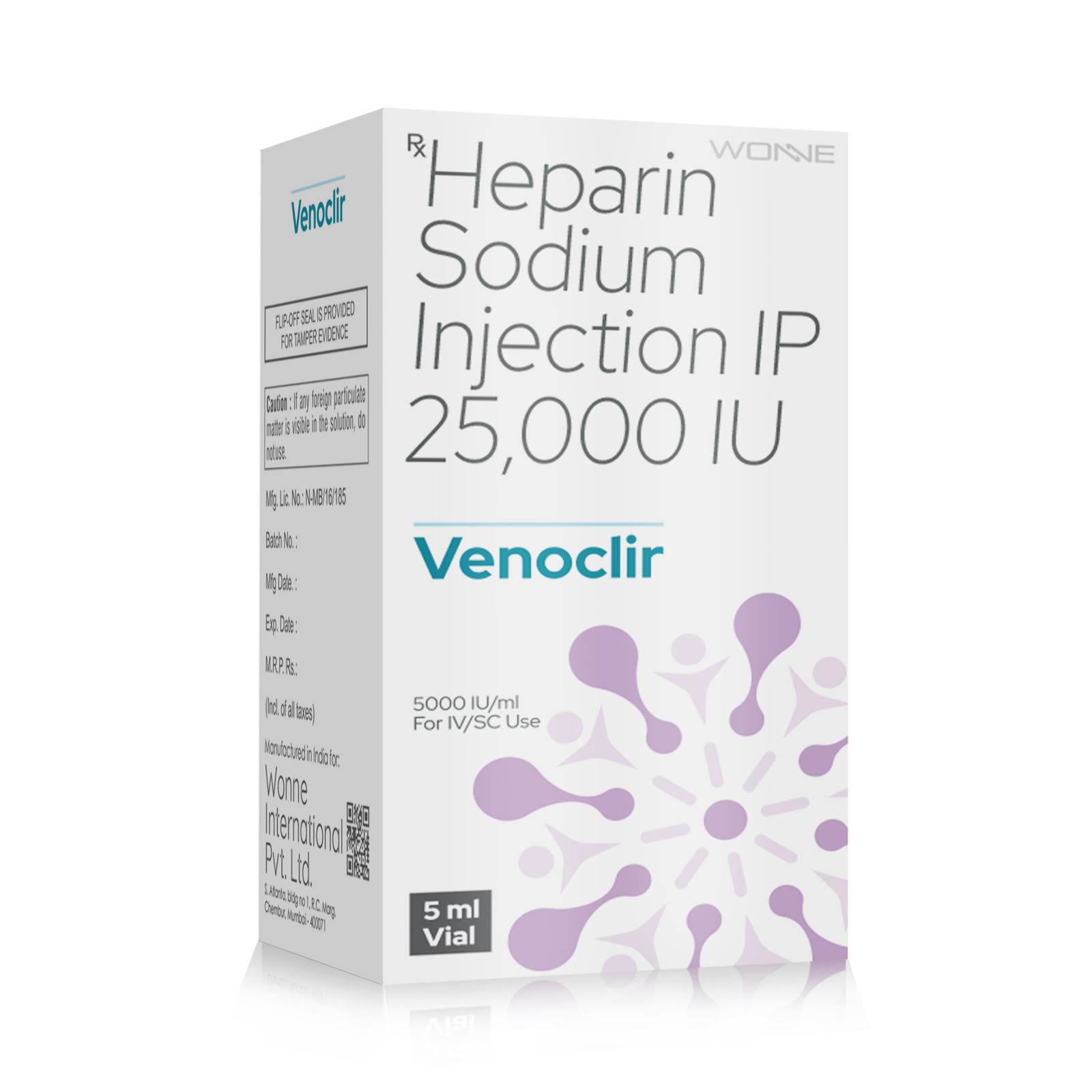 Heparin Sodium Injection 25000 IU