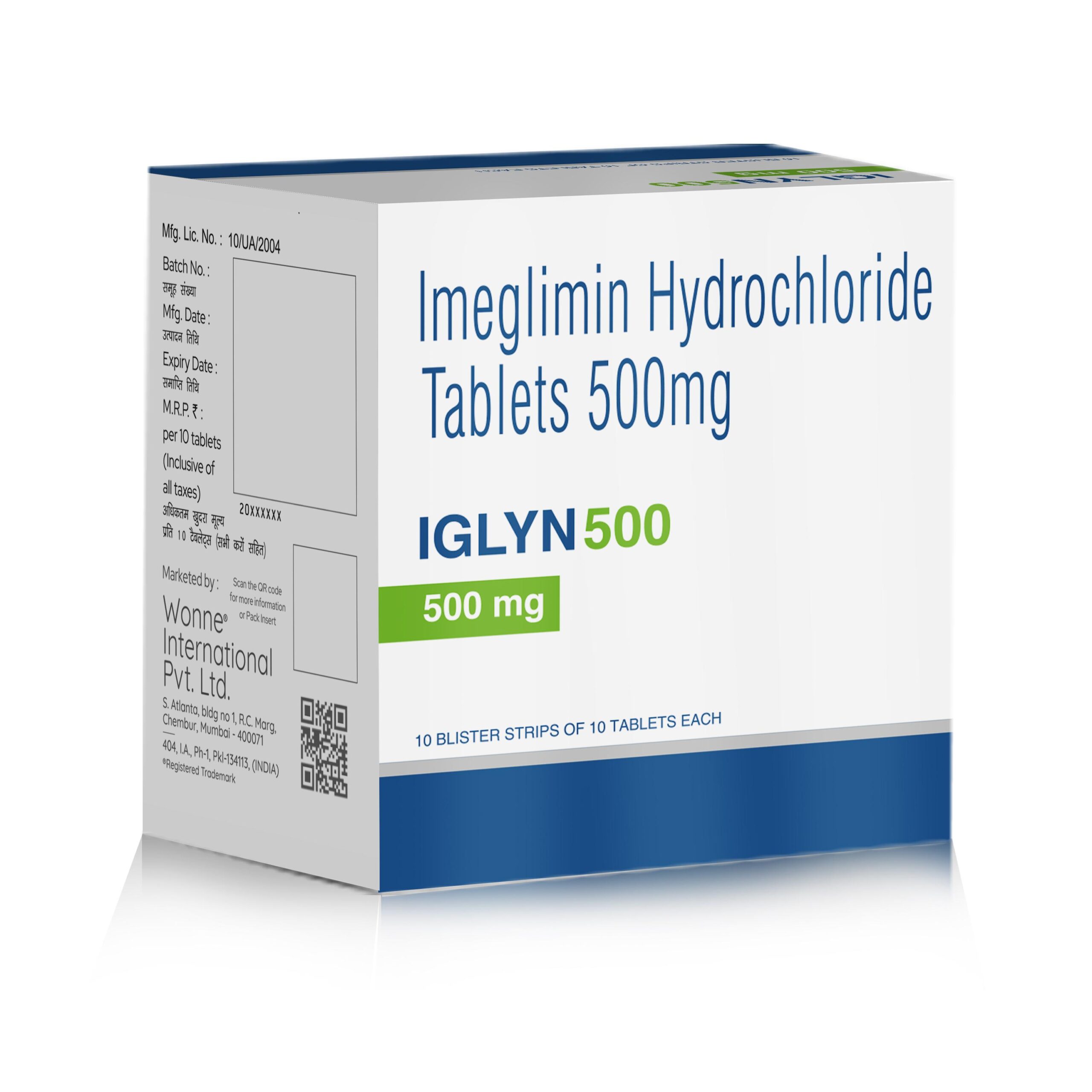 Imeglimin Hydrochloride Tablets 500 MG