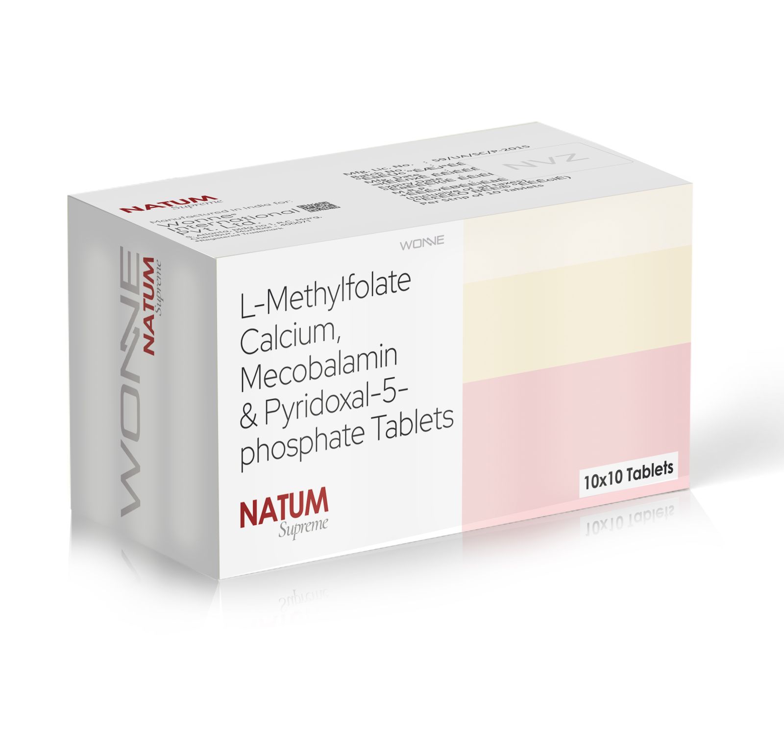 L-Methylfolate Calcium Methylcobalamin & Pyridoxal-5-Phosphate Tablets