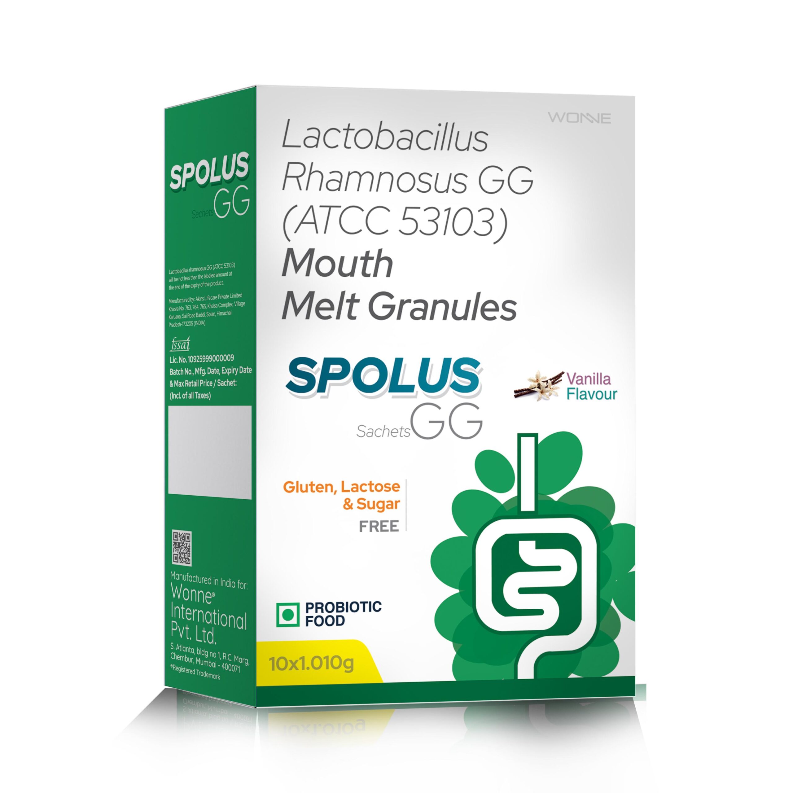 Lactobacillus Rhamnosus GG Mouth Melting Granules Sachets