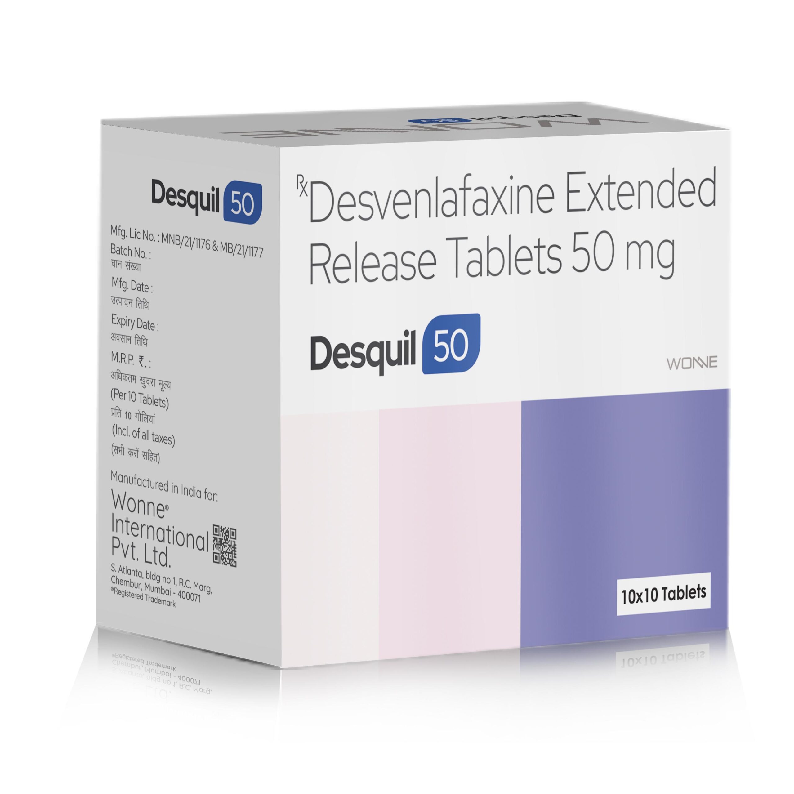 Desvenlafaxine Extended Release Tablets 50Mg