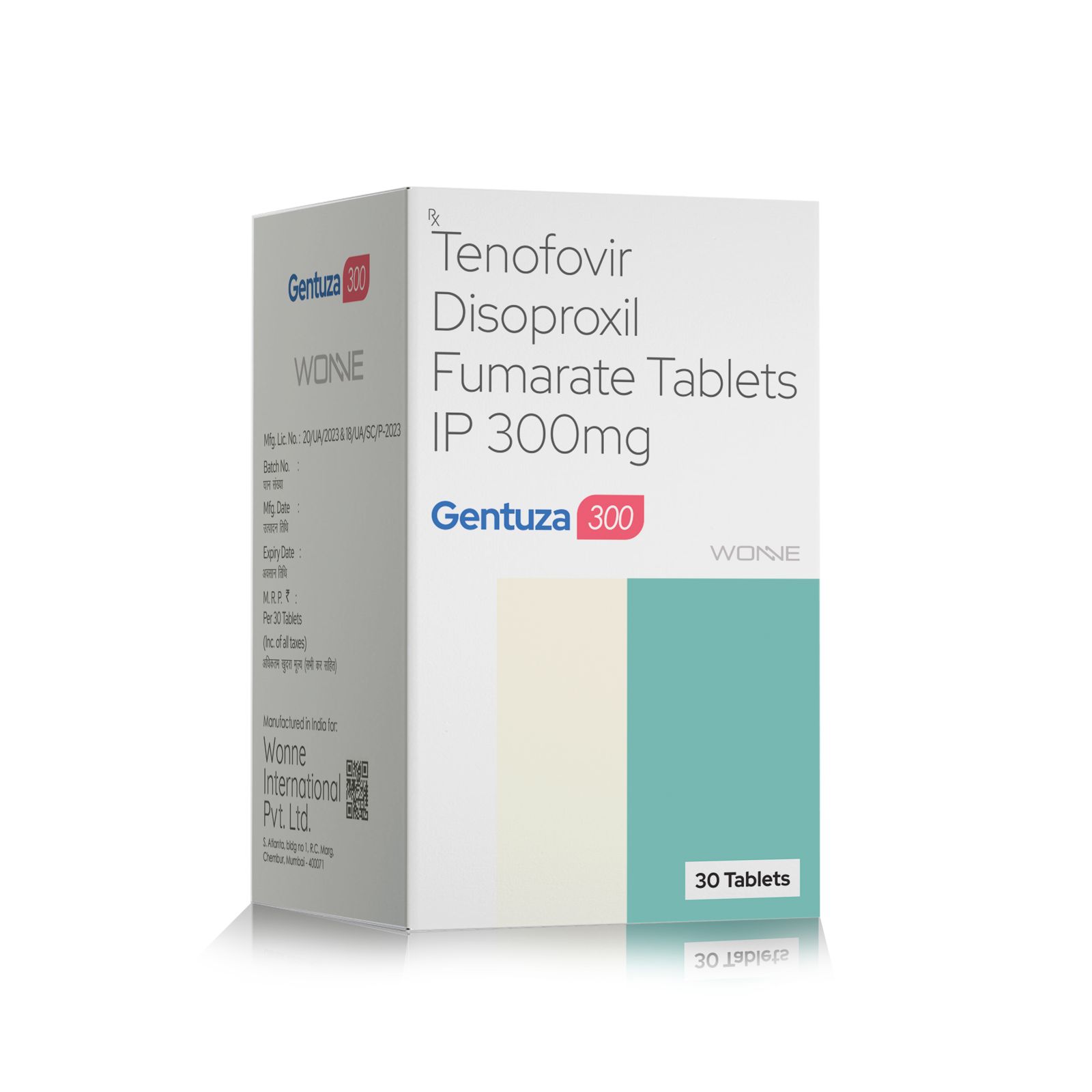 Tenofovir Disoproxil Fumarate Tablets IP 300Mg