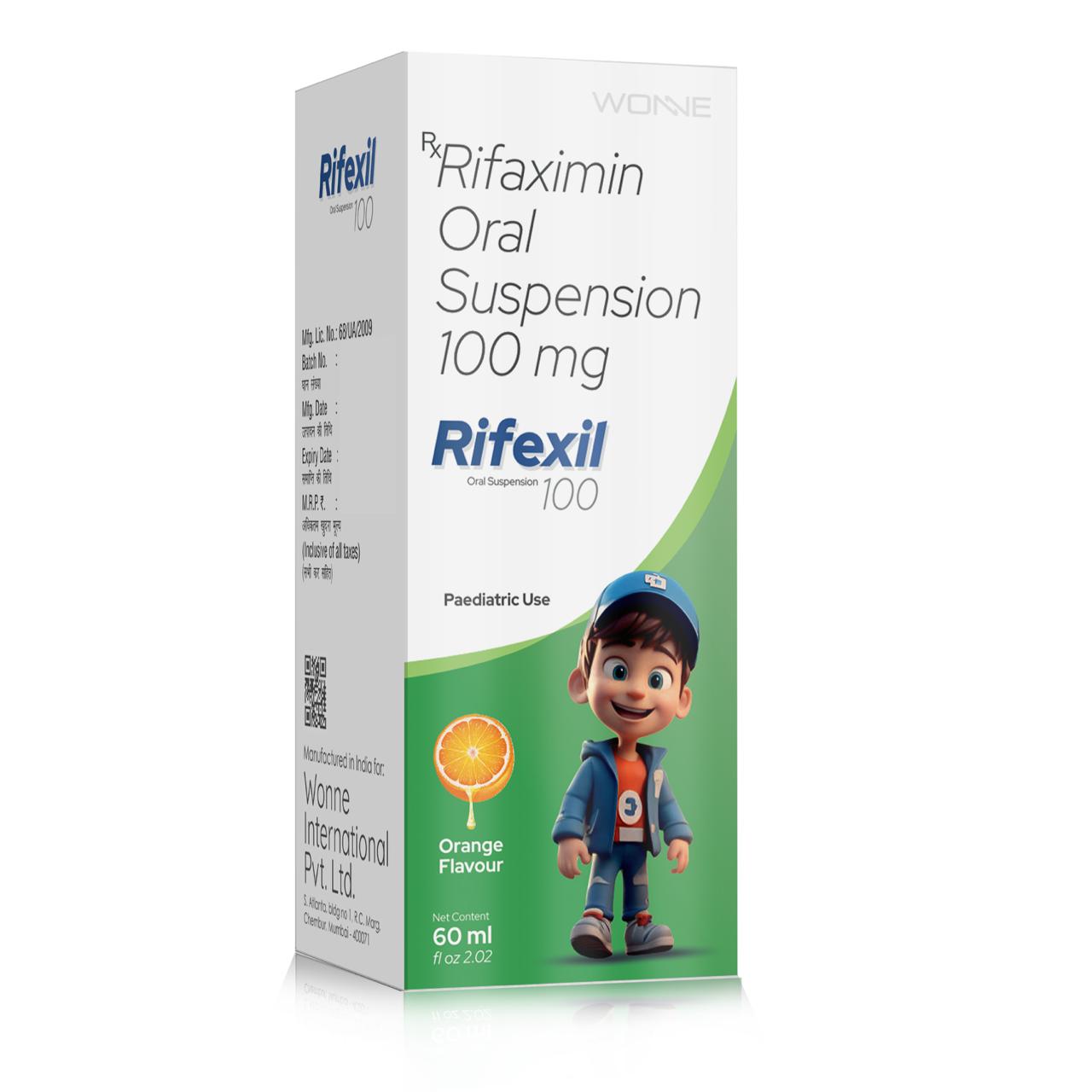 Rifaximin Oral Suspension 100 MG - Wonne international