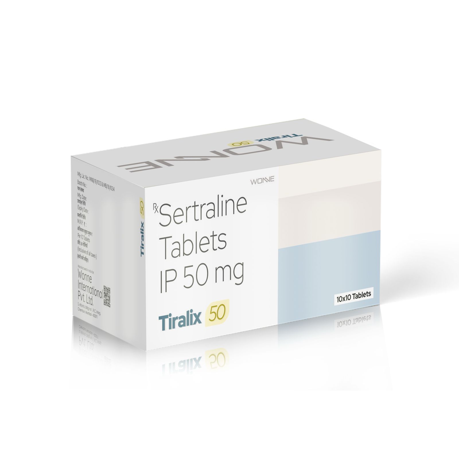 Sertraline Tablets IP 50Mg - Wonne International