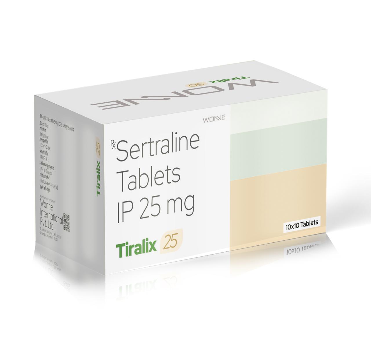 Sertraline Tablets IP 25Mg - Wonne International