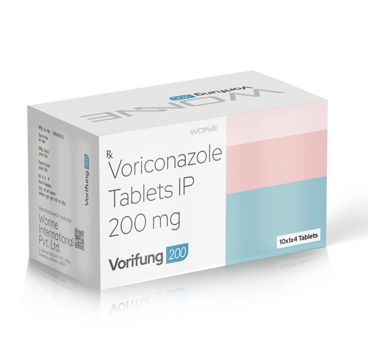 Voriconazole Tablets IP 200 Mg - Wonne International