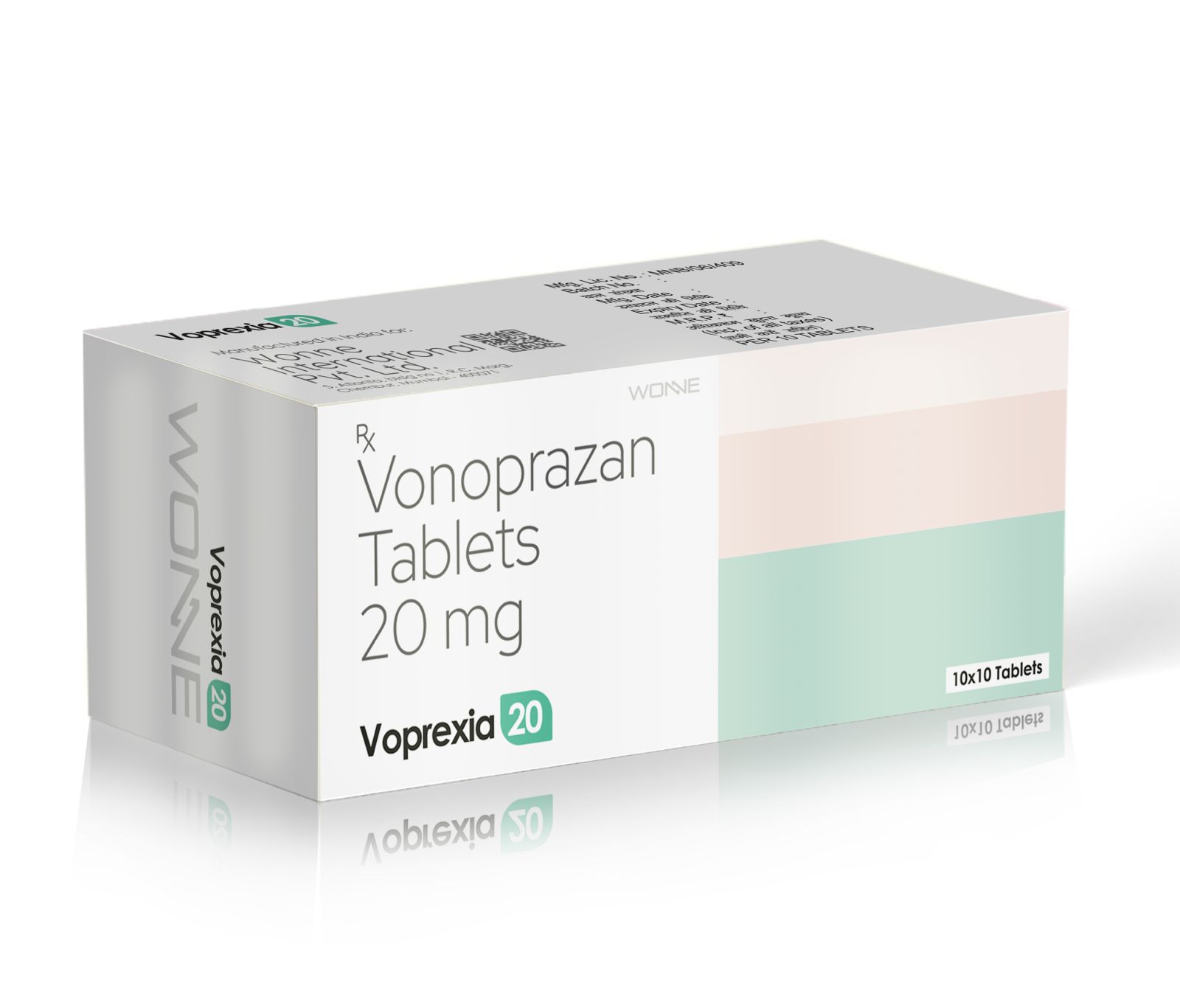 Vonoprazan Tablets 20 Mg - Voprexia 20 Tablets - Wonne International