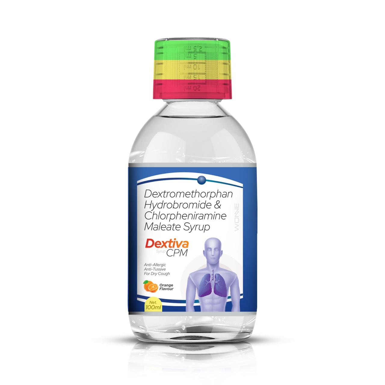 Dextromethorphan Hydrochloride & Chlorpheniramine Maleate Syrup - DEXTIVA CPM Syrup - Wonne International