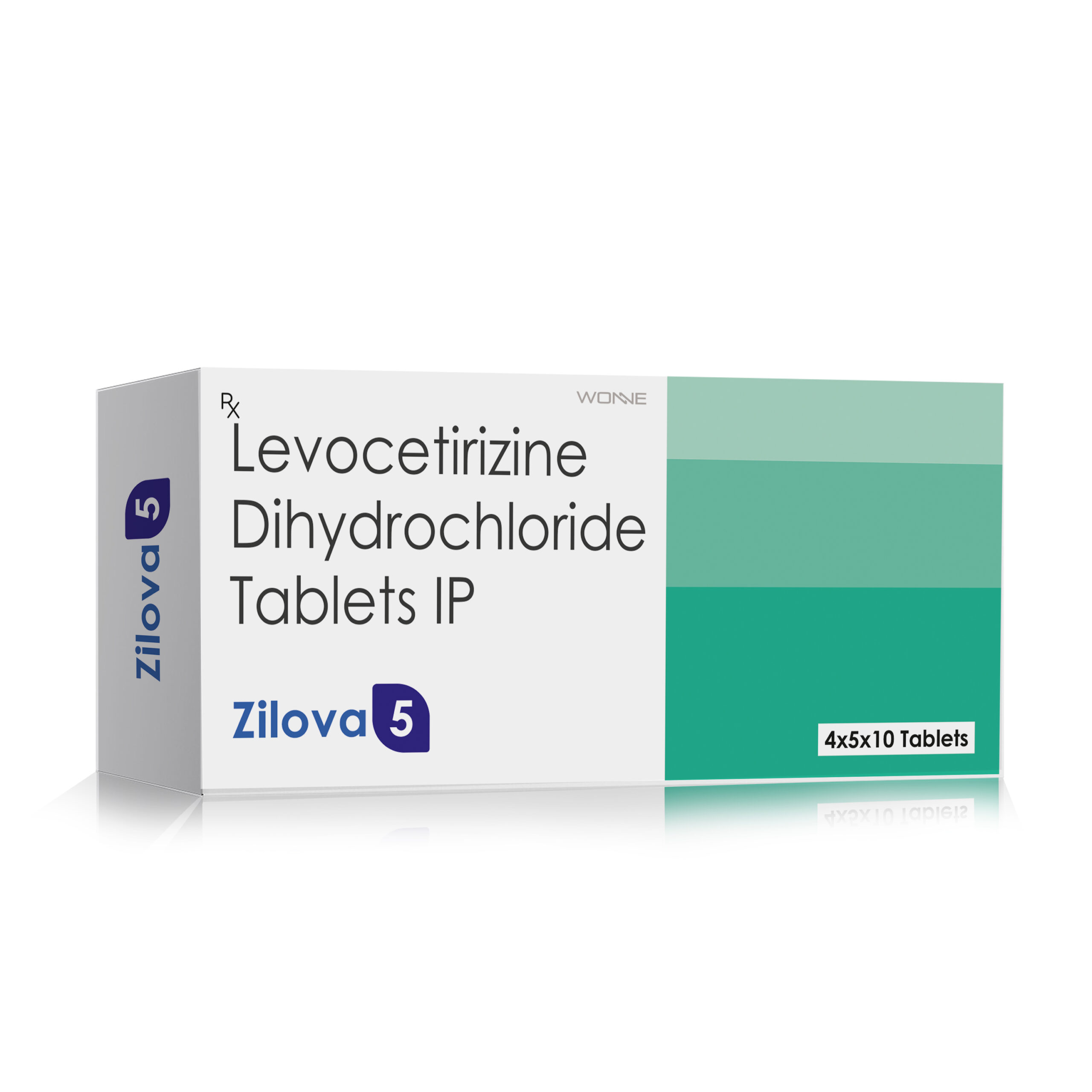 Levocetirizine Dihydrochloride Tablets 5 Mg - Zilova 5 Tablets - Wonne International
