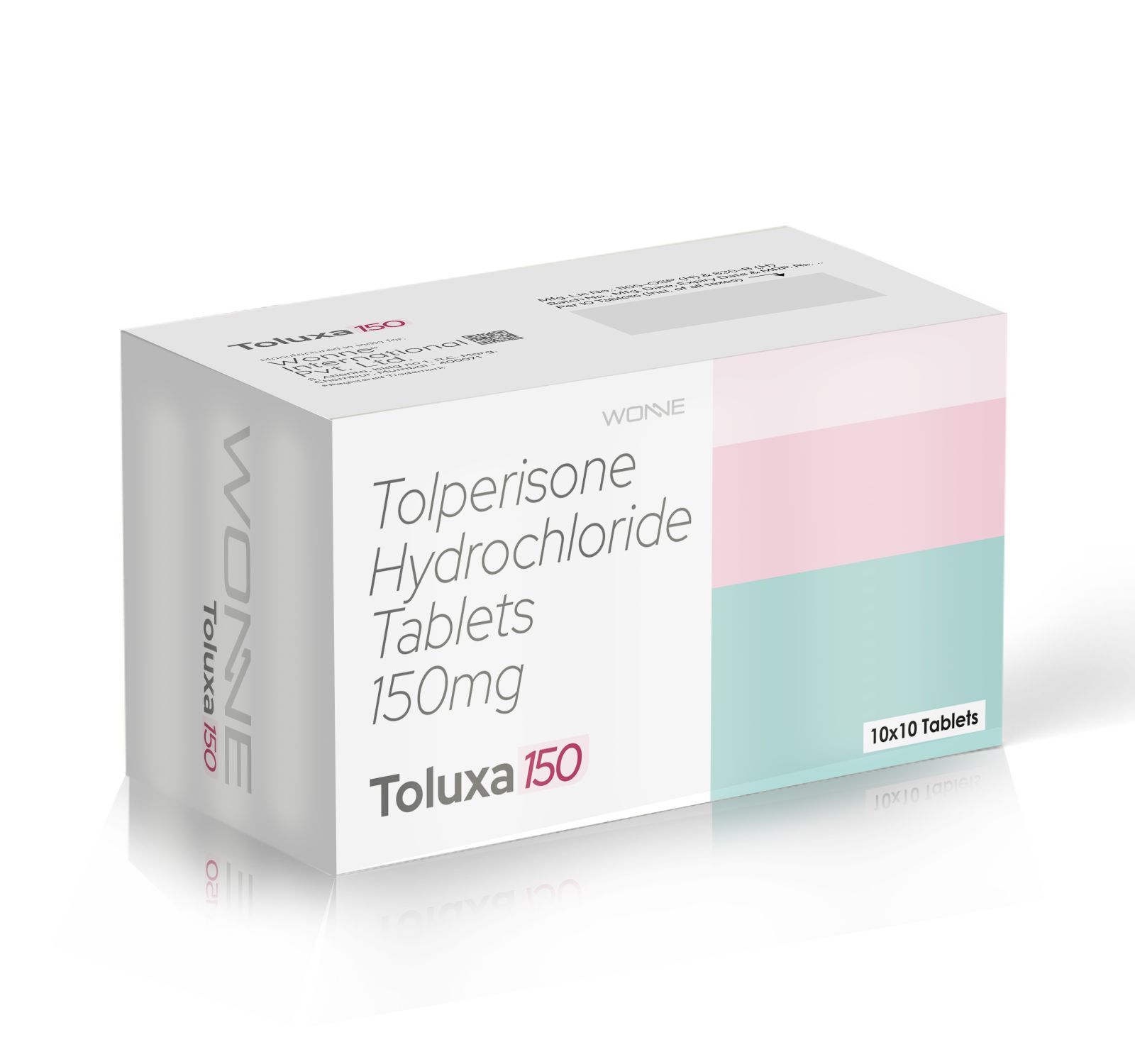 Tolperisone Hydrochloride Tablets 150 Mg - TOLUXA 150 Tablets - Wonne International