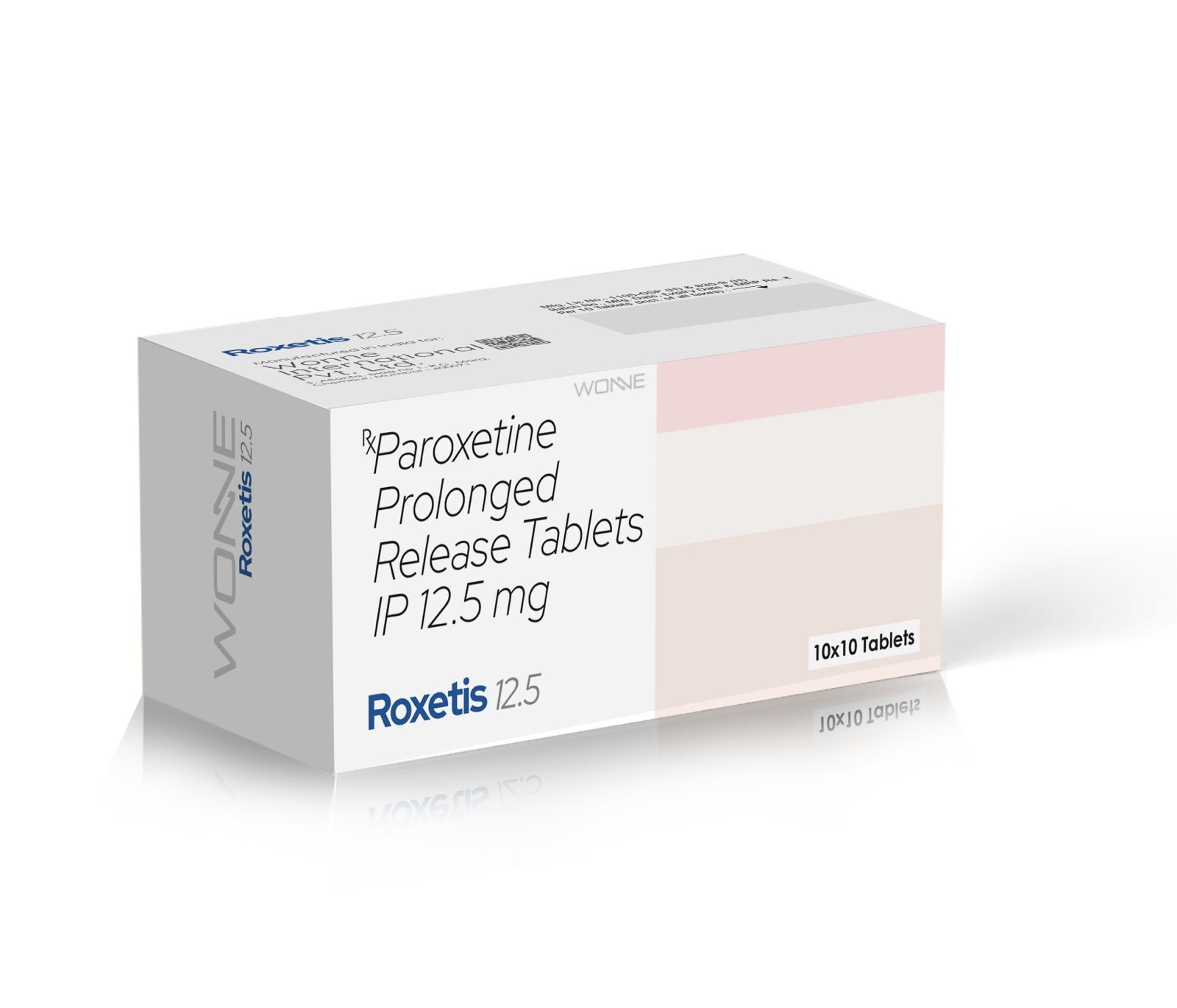 Paroxetine Prolonged Release Tablets IP 12.5 MG - Roxetis 12.5 Tablets - Wonne International