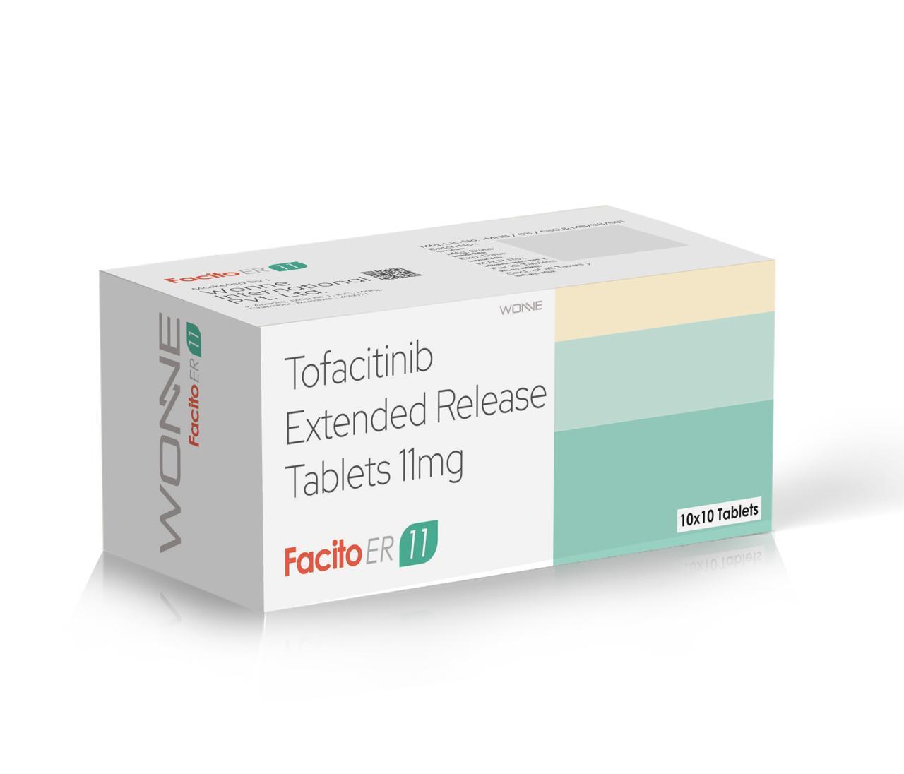 Tofacitinib Extended Release Tablets 11Mg - FACITO ER 11 Tablets - Wonne International