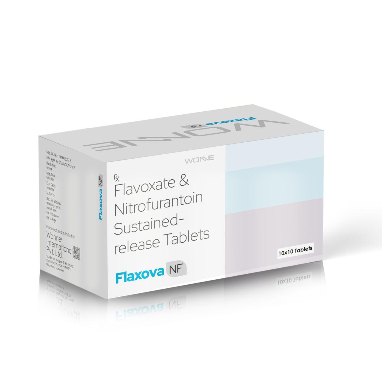 Flavoxate & Nitrofurantoin Sustained Release Tablets - FLAXOVA NF Tablets - Wonne International