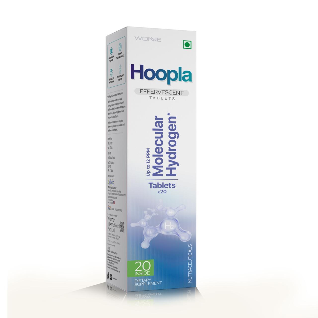 Magnesium Effervescent Tablets - Hoopla Effervescent Tablets - Wonne International