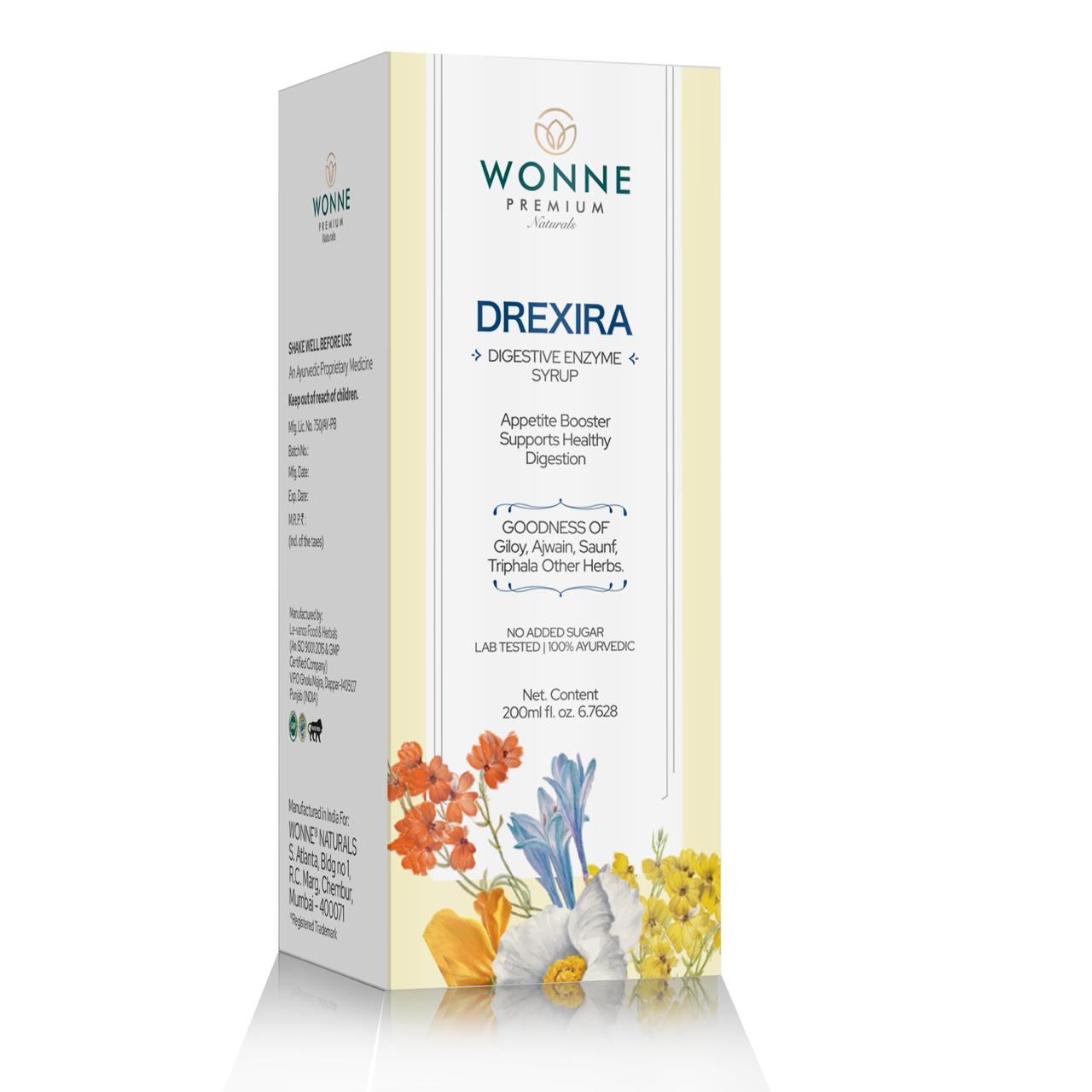 Drexira Digestive Enzyme Syrup - Wonne International