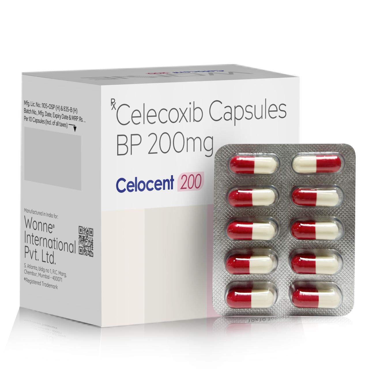 Celocent 200 Capsules – Celecoxib 200 mg