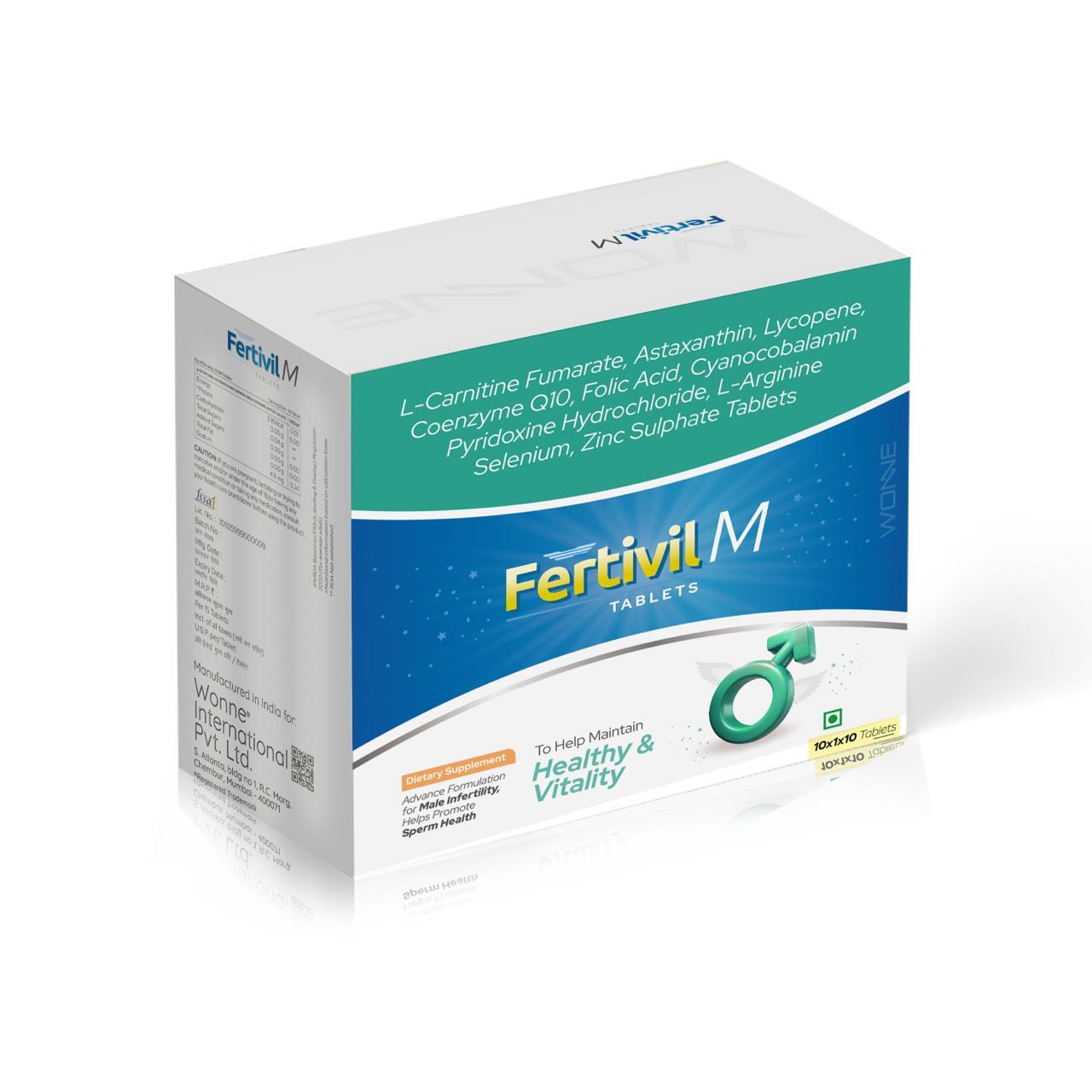 Fertivil M Male Fertility Nutraceutical Tablets